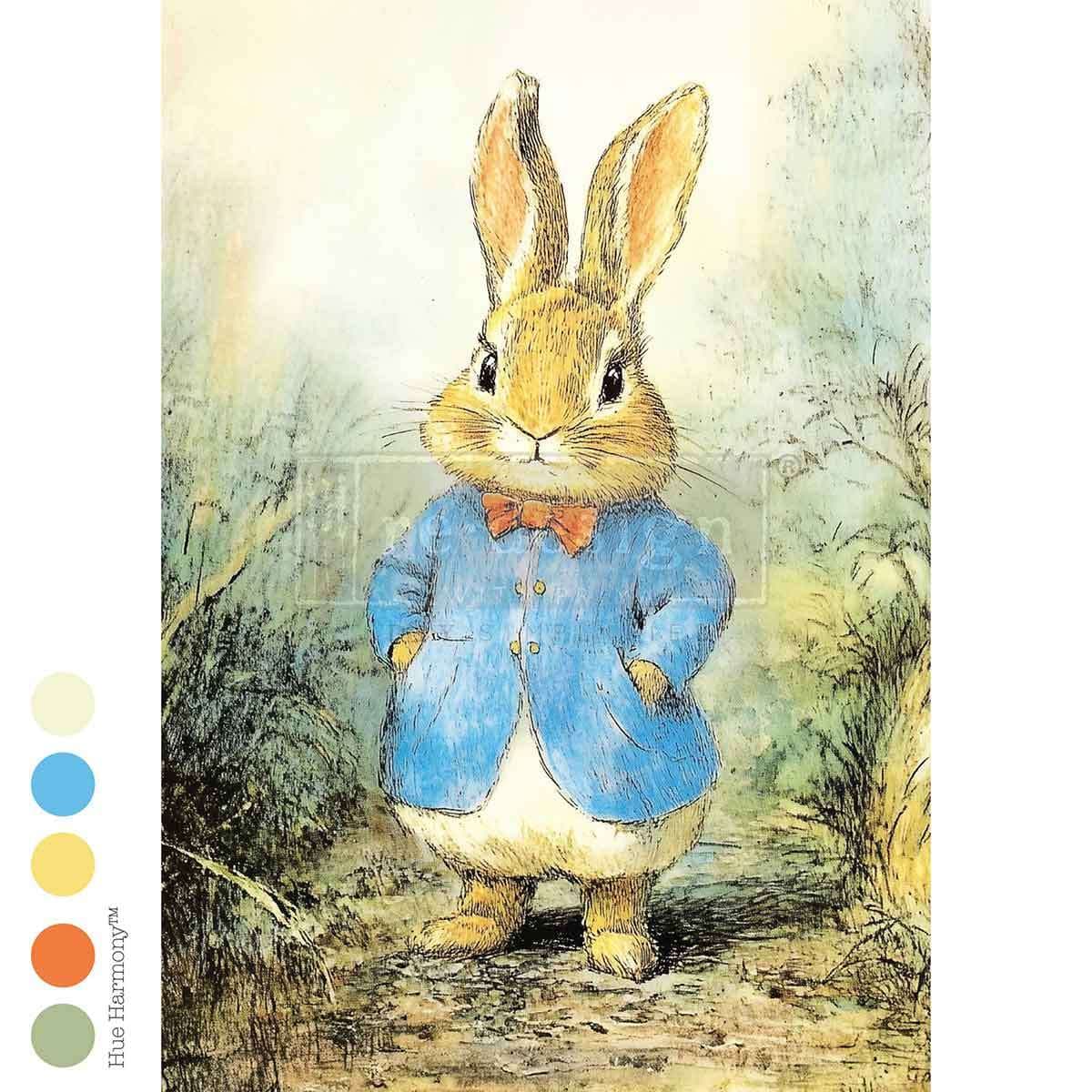 A3 Decoupage Fiber - Bunny Hollow - Image 1