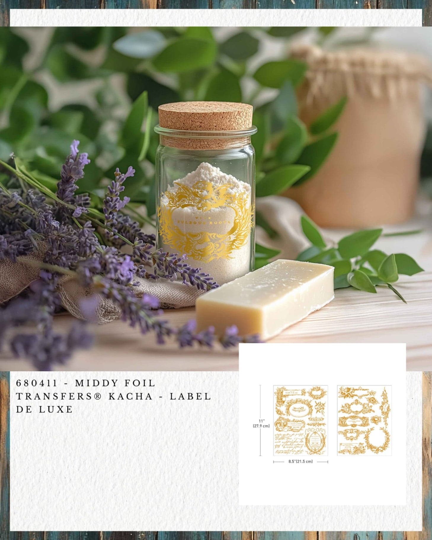 Middy Foil Transfers® Kacha - Label De Luxe - Thumbnail 3