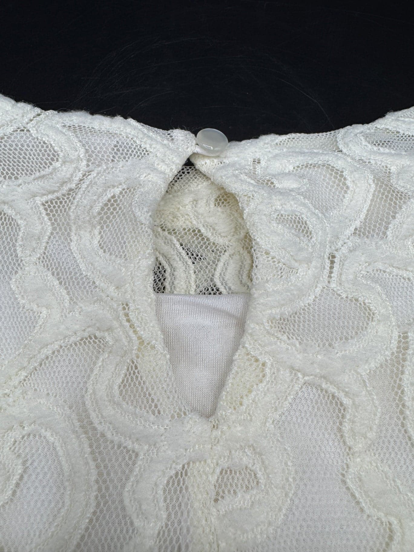 Banana Republic Ivory Lace Tank Top - Thumbnail 8