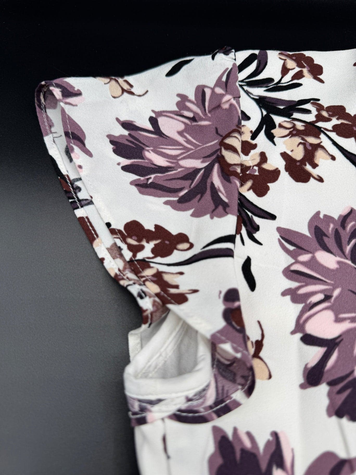 Ann Taylor Factory Mauve Floral Dress - Thumbnail 11