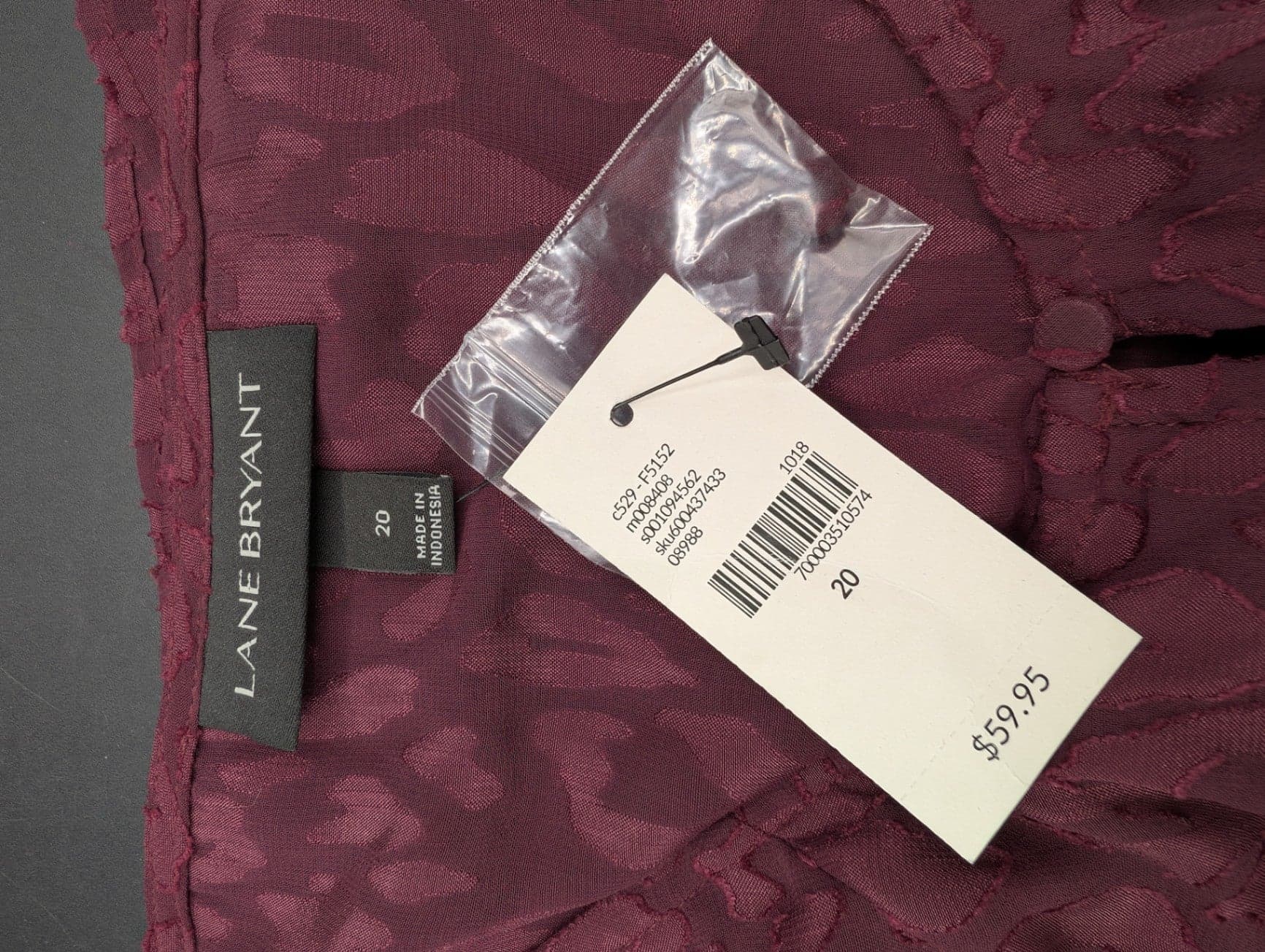 Lane Bryant Sheer Cheetah Print Blouse - Thumbnail 5