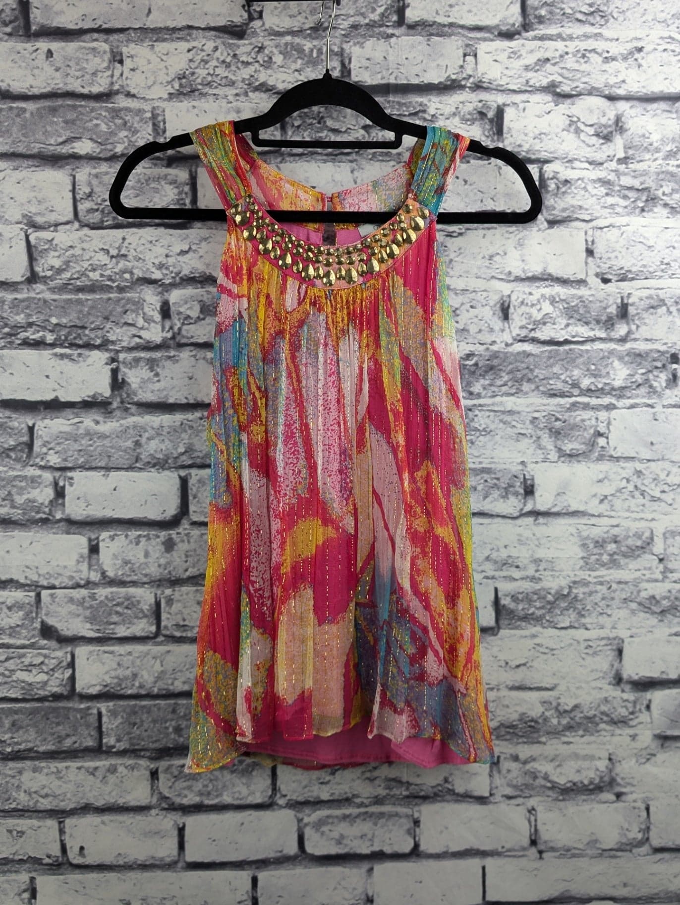 Caché Silk Sleeveless Top - Thumbnail 2
