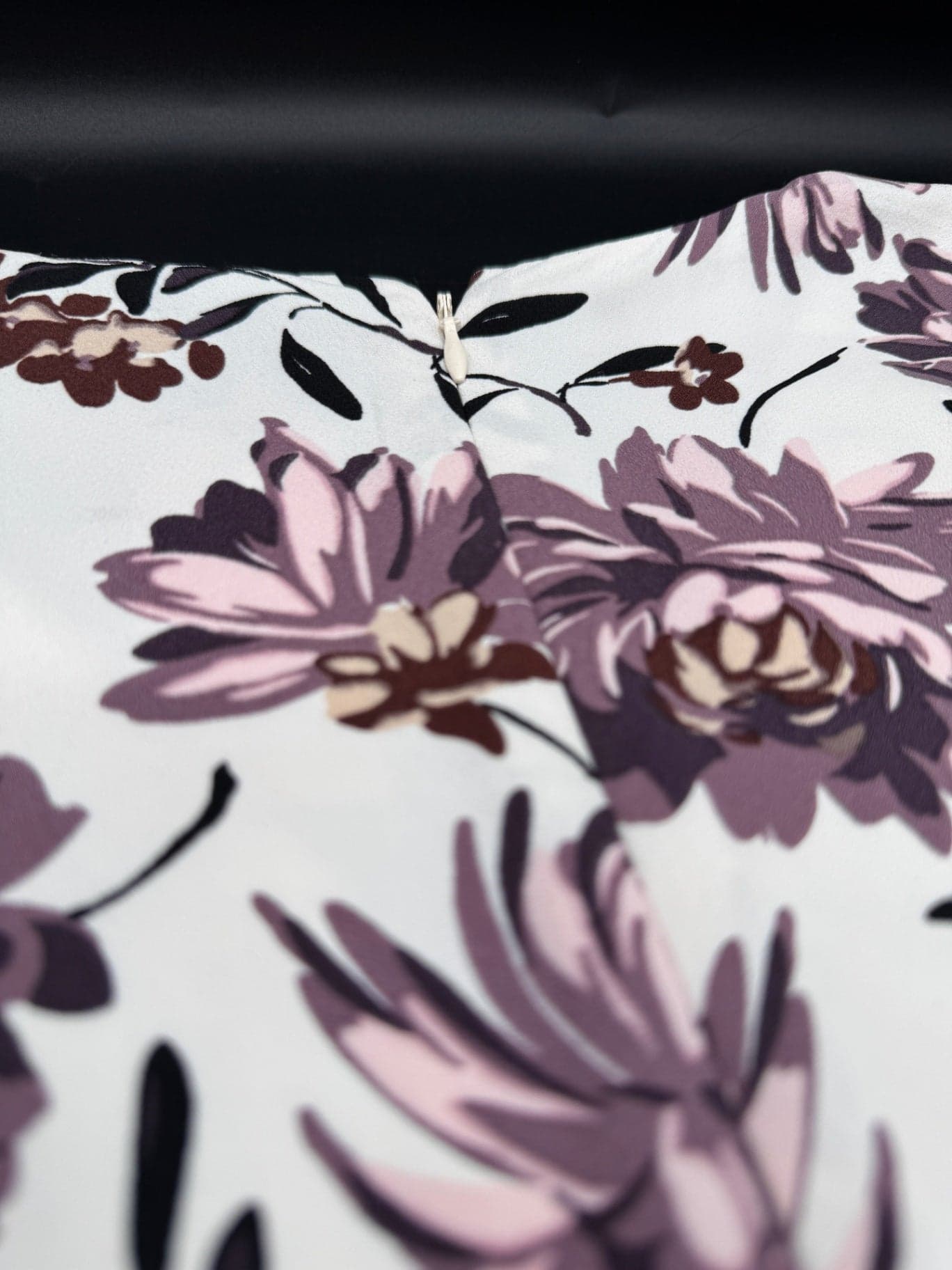 Ann Taylor Factory Mauve Floral Dress - Thumbnail 10