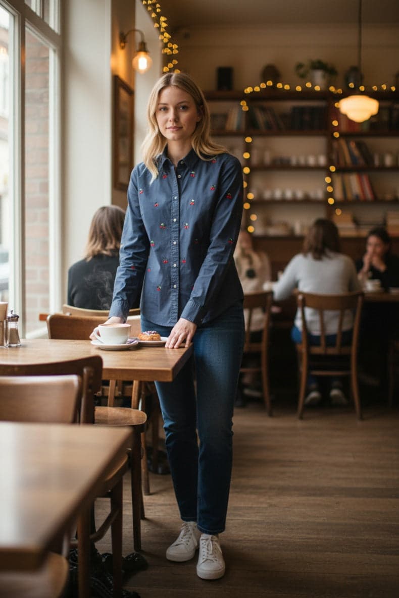 J. Crew Cherry Button Up Blouse - Thumbnail 15