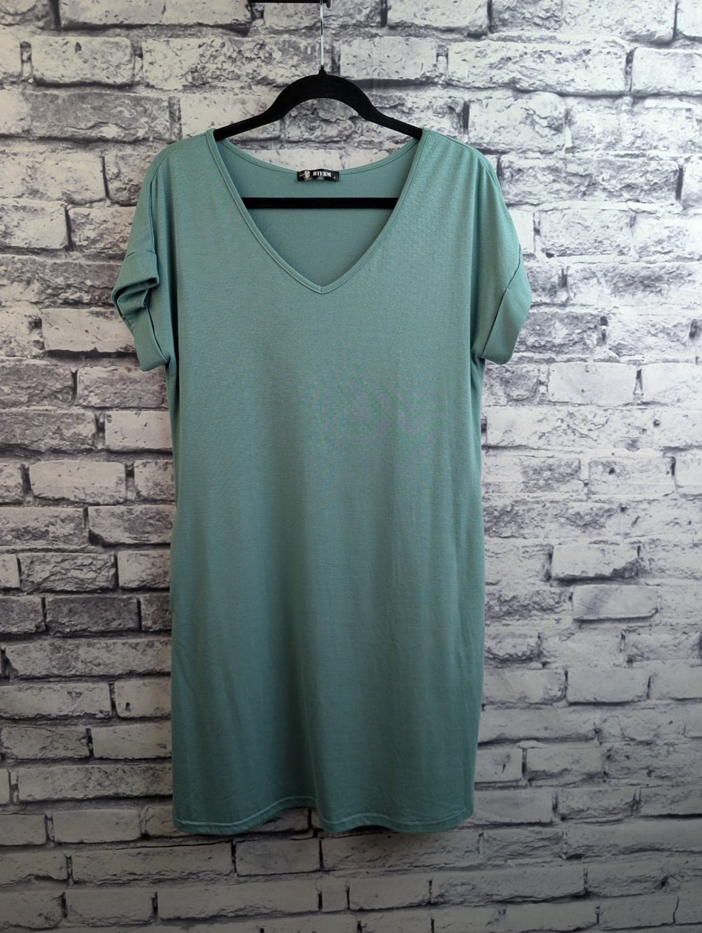 BTFBM Teal T-Shirt Dress - Image 1