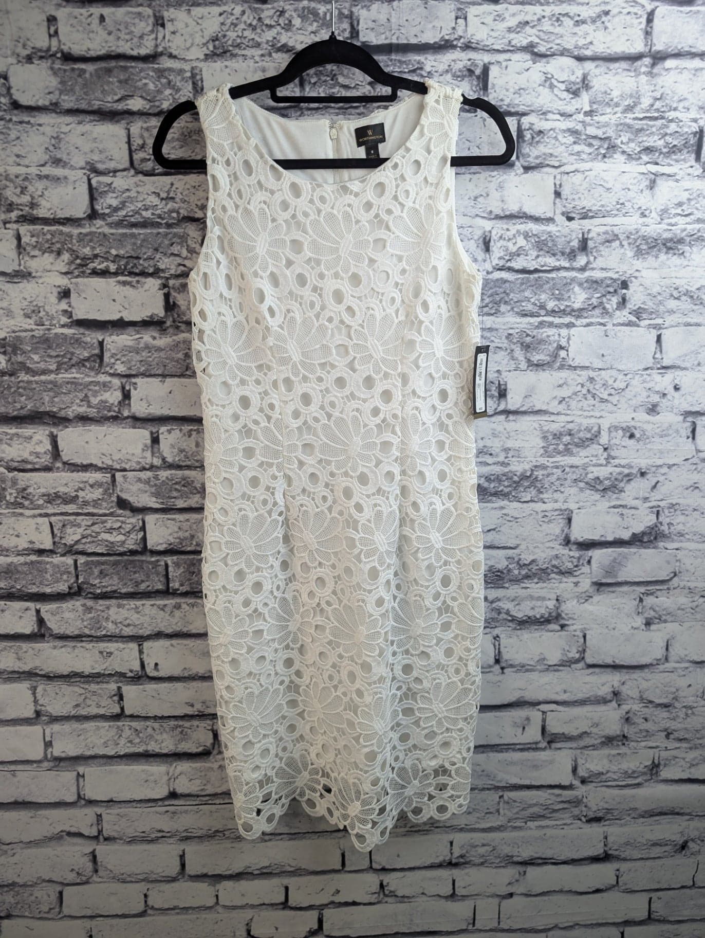 Worthington White Lace Dress - Image 1