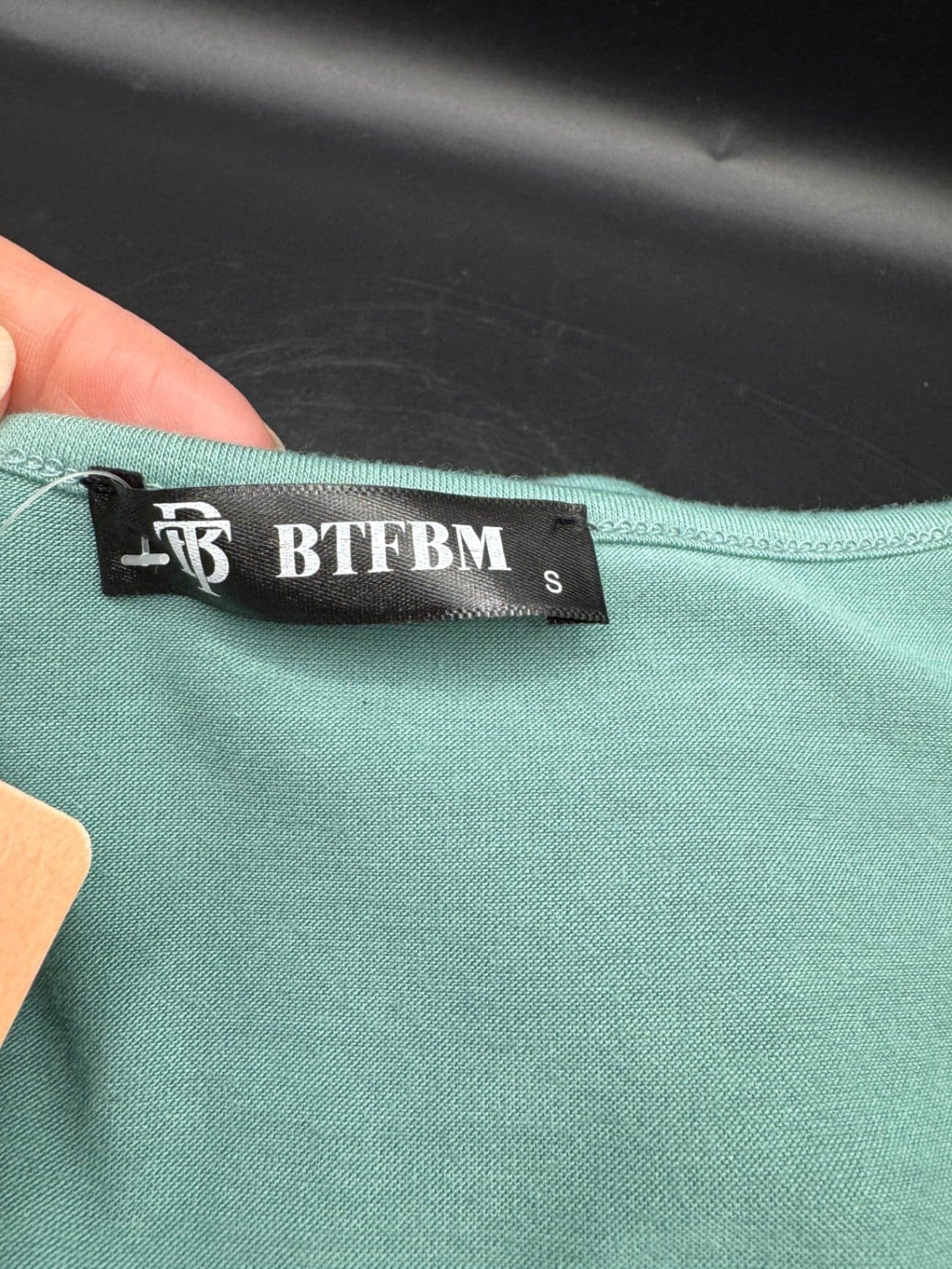 BTFBM Teal T-Shirt Dress - Thumbnail 7
