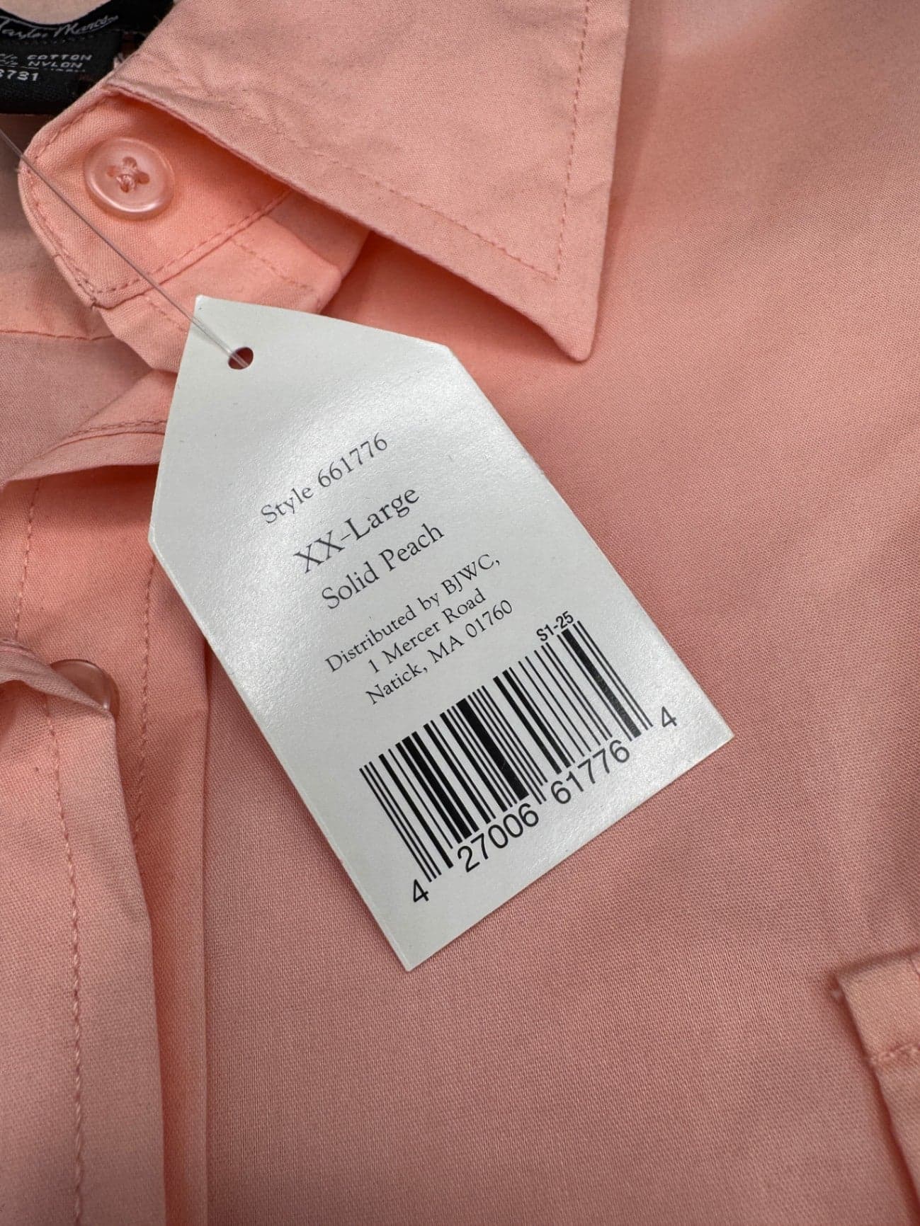 Taylor Marcs The Stretch Shirt, Peach - Thumbnail 9