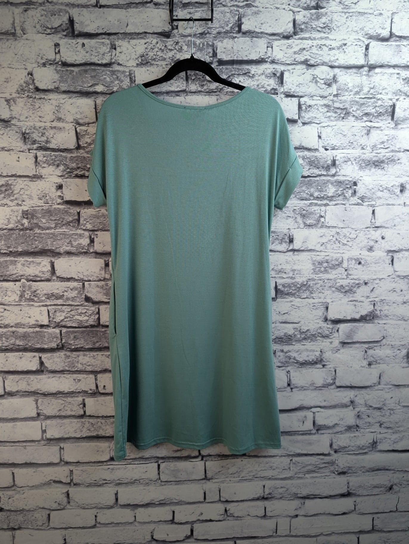 BTFBM Teal T-Shirt Dress - Thumbnail 3