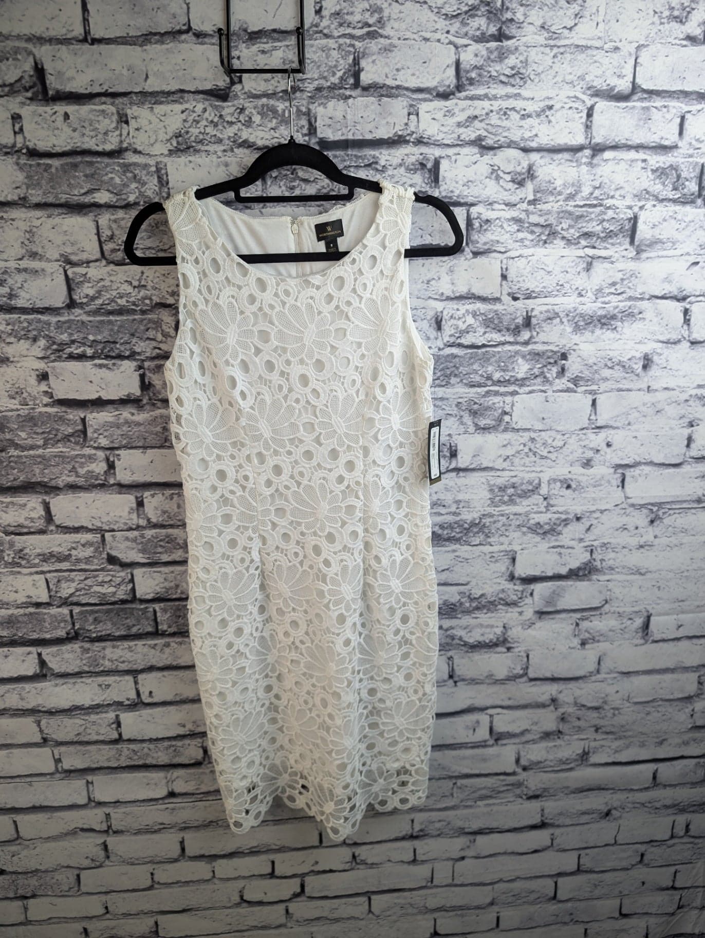 Worthington White Lace Dress - Thumbnail 2