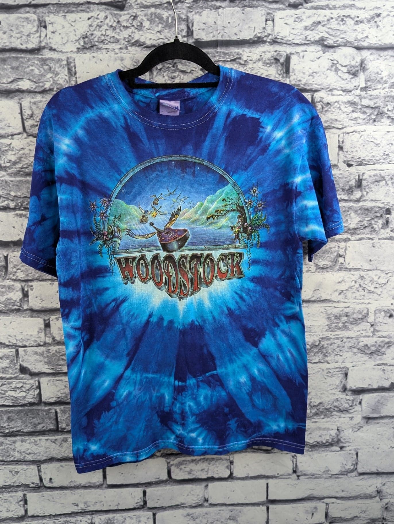 1994 Woodstock Tie Dye T-Shirt - Image 1