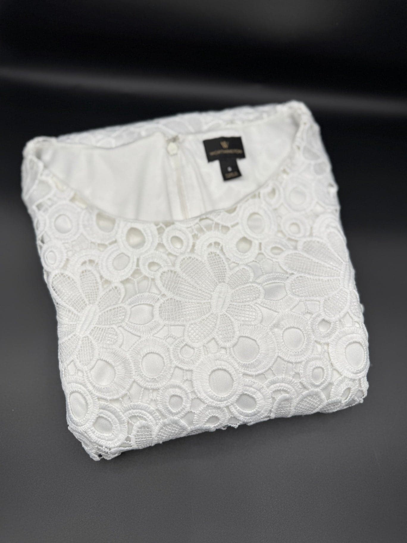 Worthington White Lace Dress - Thumbnail 5