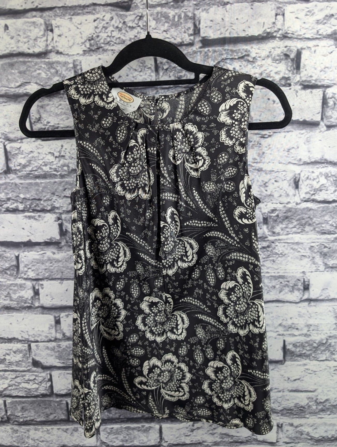 Talbot's Silk Floral Sleeveless Blouse - Thumbnail 3
