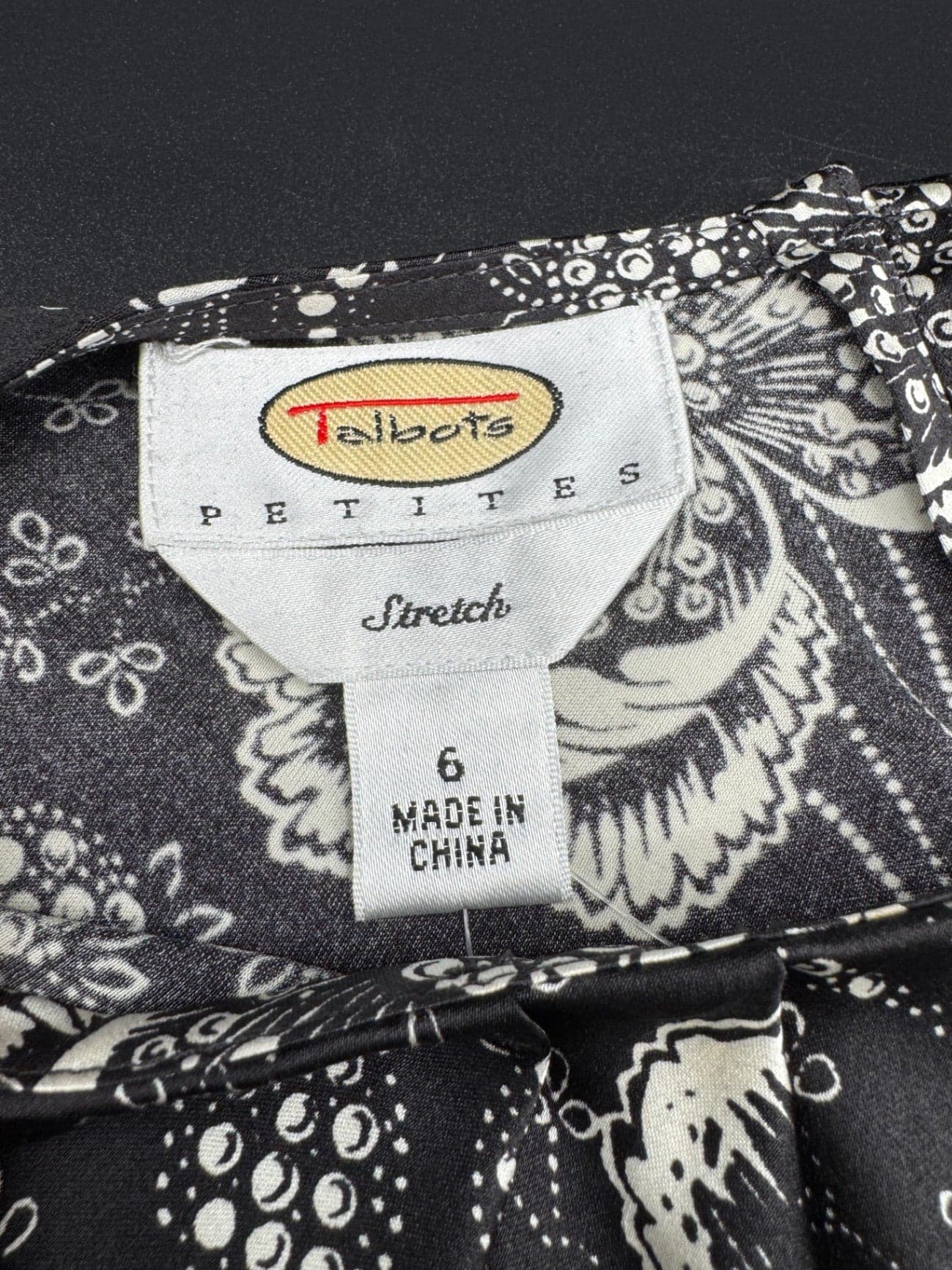 Talbot's Silk Floral Sleeveless Blouse - Thumbnail 6