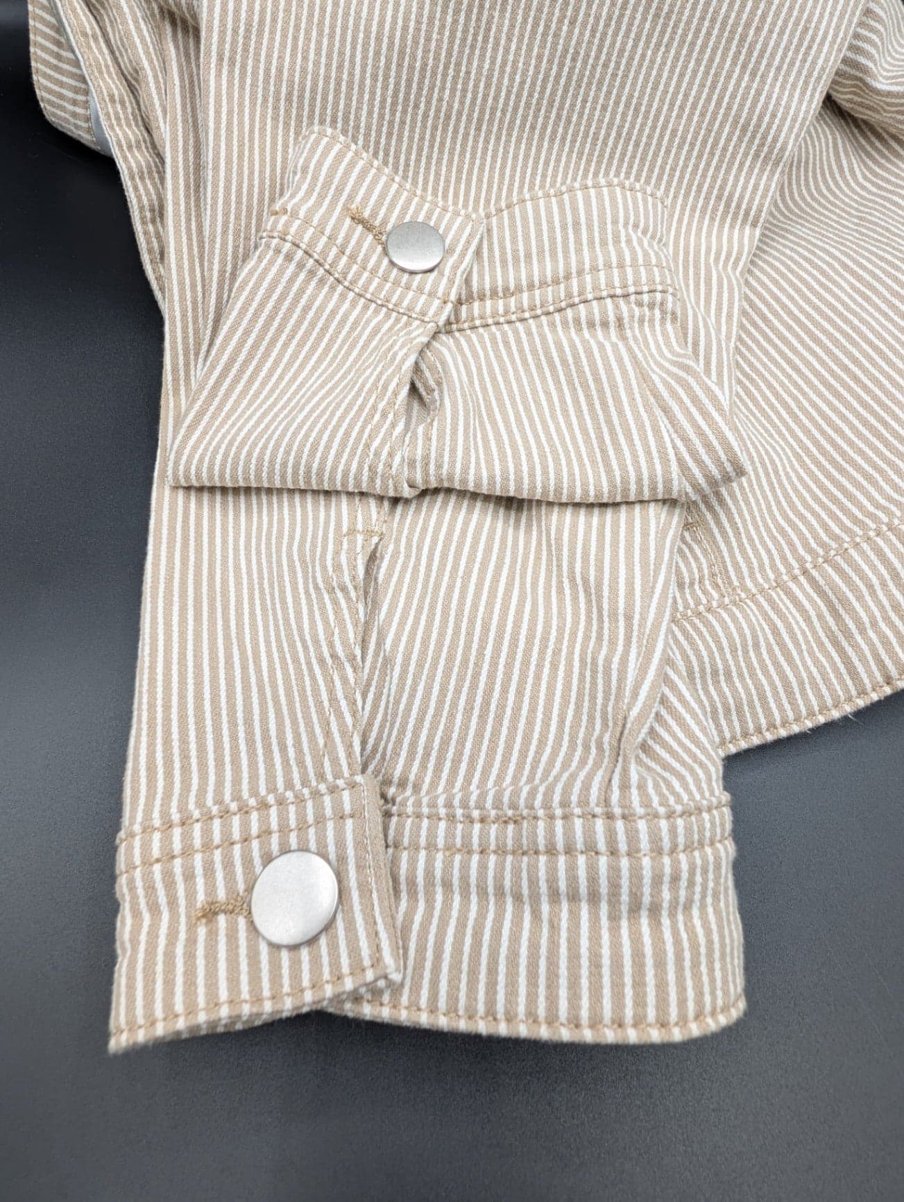 cj banks Tan Striped Jacket - Thumbnail 9