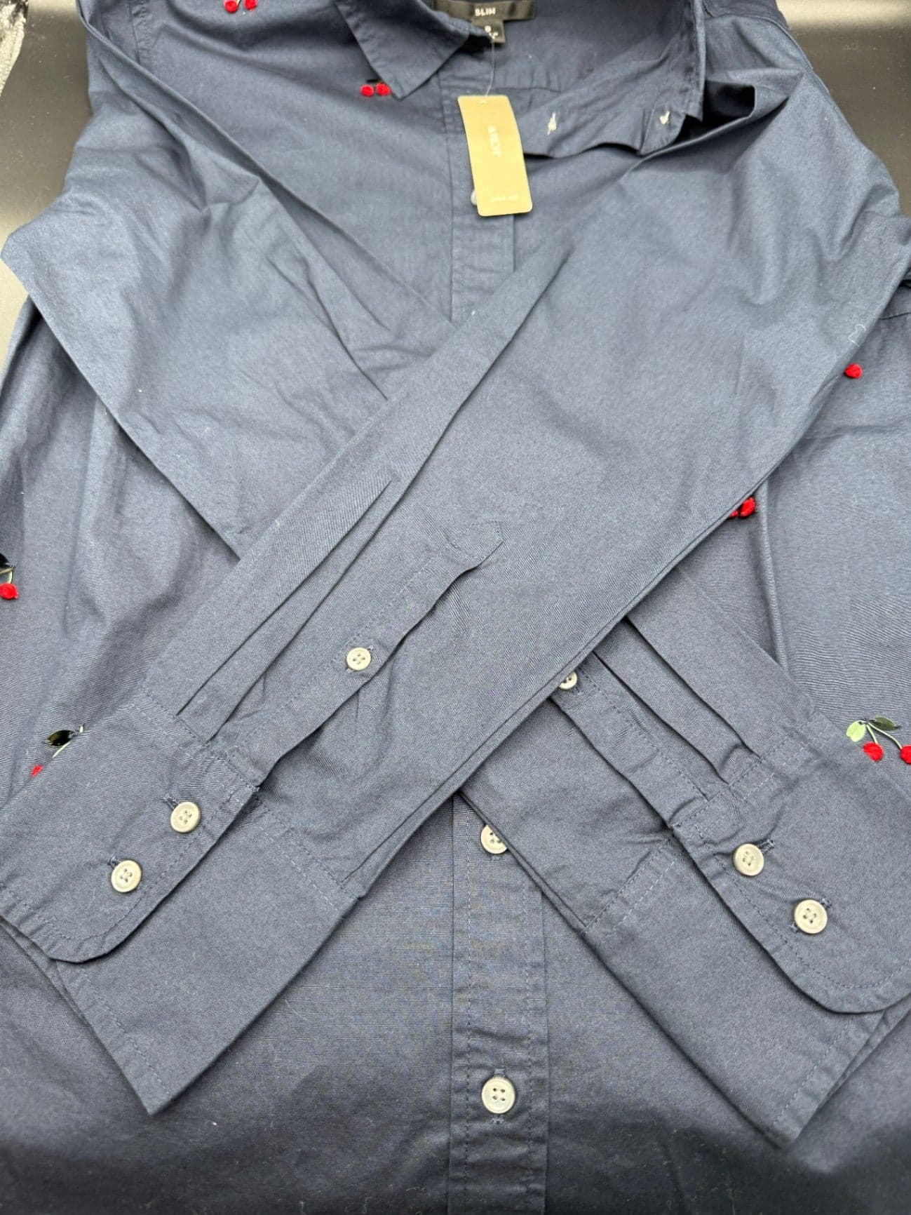 J. Crew Cherry Button Up Blouse - Thumbnail 8
