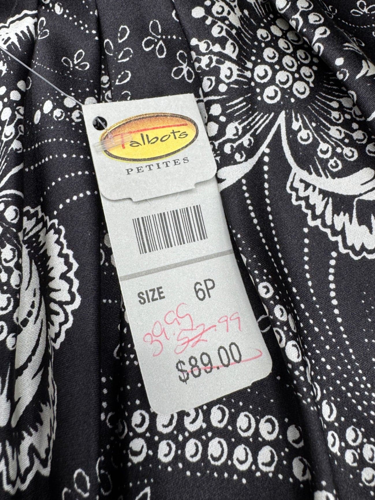 Talbot's Silk Floral Sleeveless Blouse - Thumbnail 8