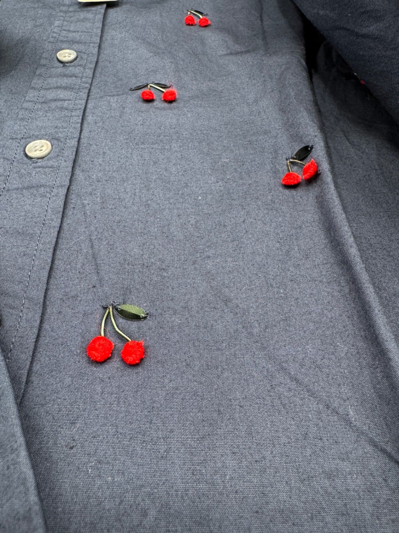 J. Crew Cherry Button Up Blouse - Thumbnail 10