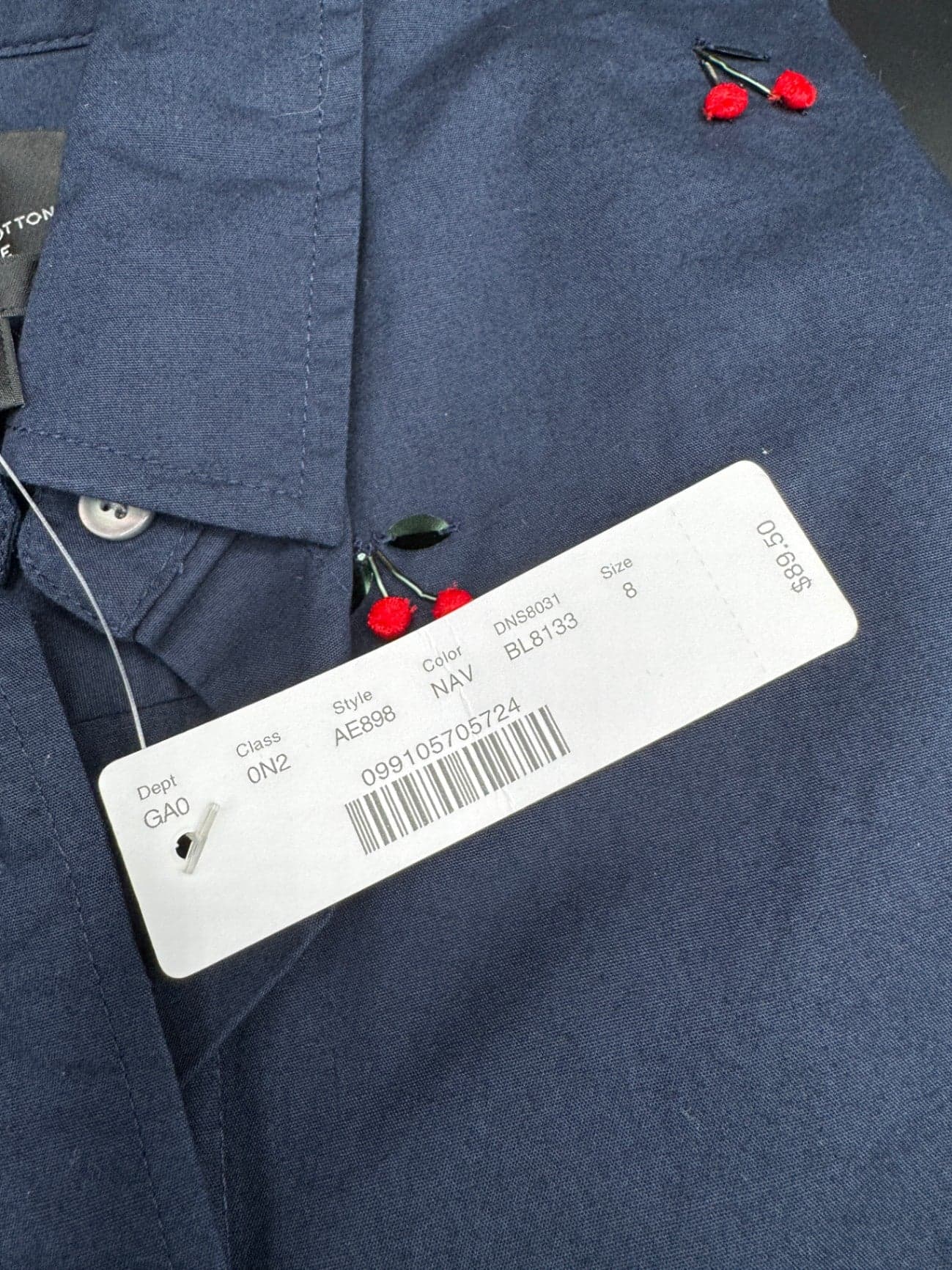 J. Crew Cherry Button Up Blouse - Thumbnail 7