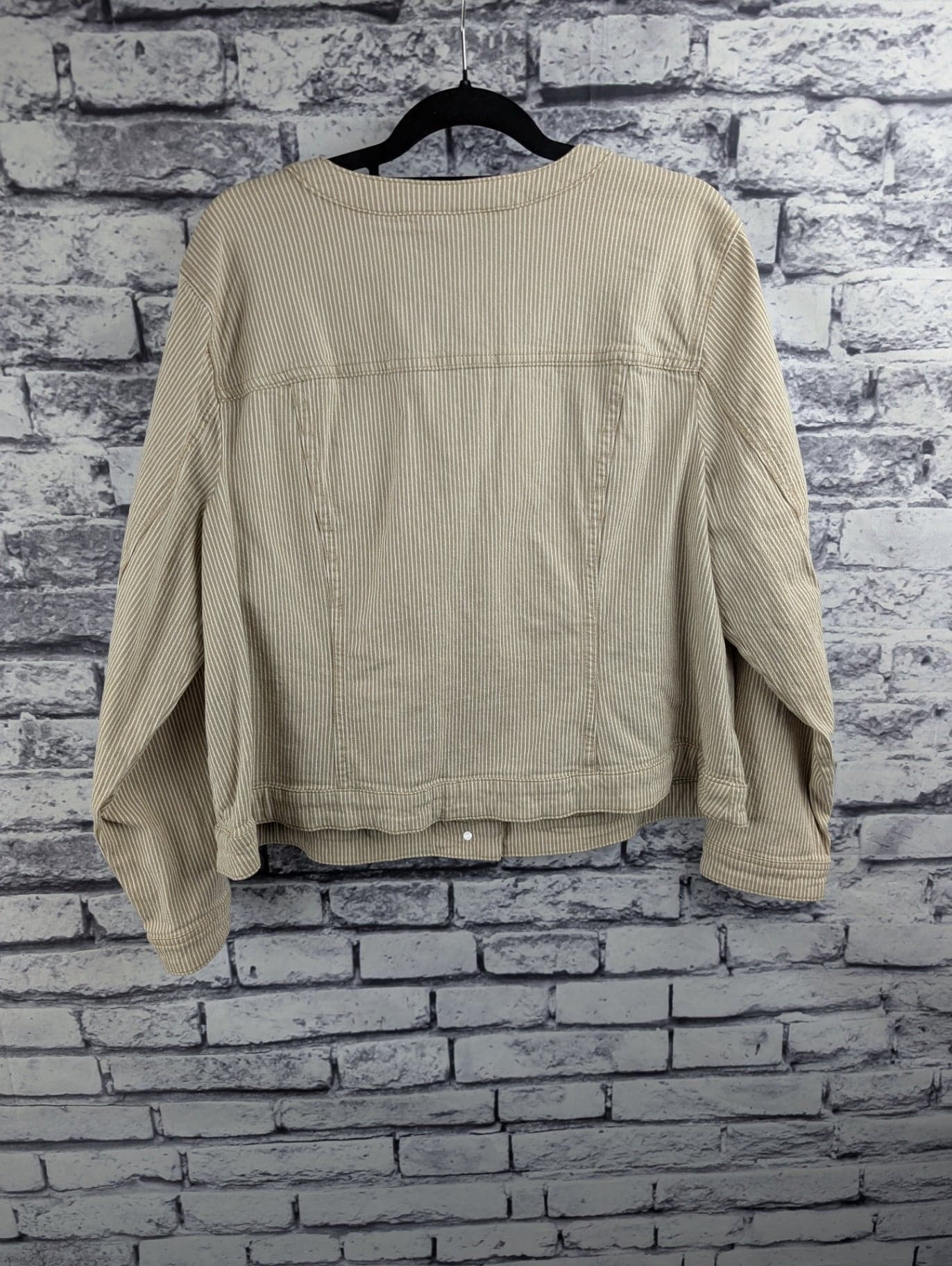 cj banks Tan Striped Jacket - Thumbnail 3