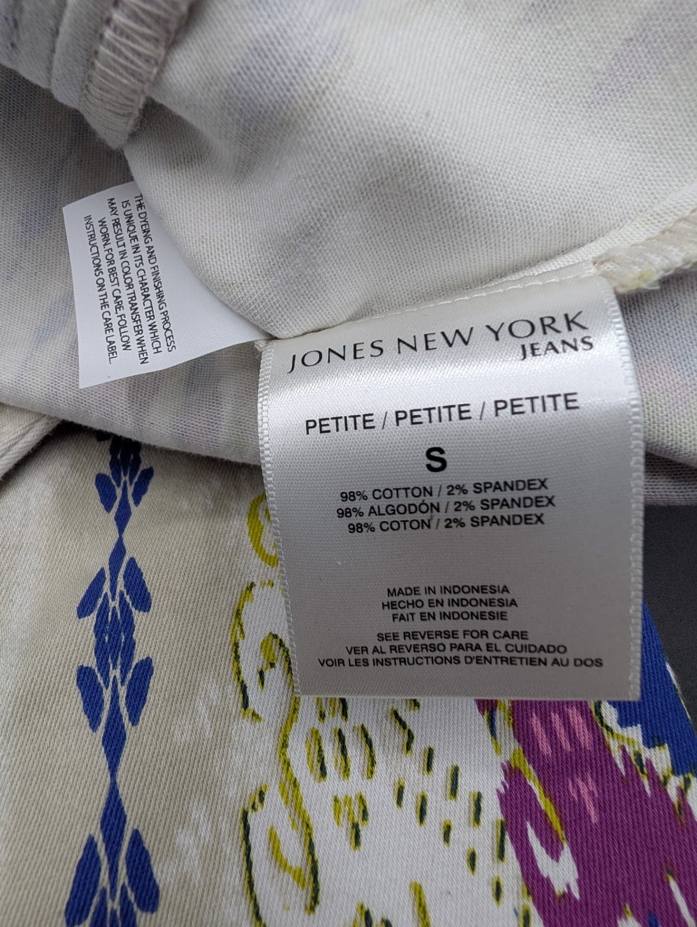 Jones NY IKAT Denim Jacket - Thumbnail 7