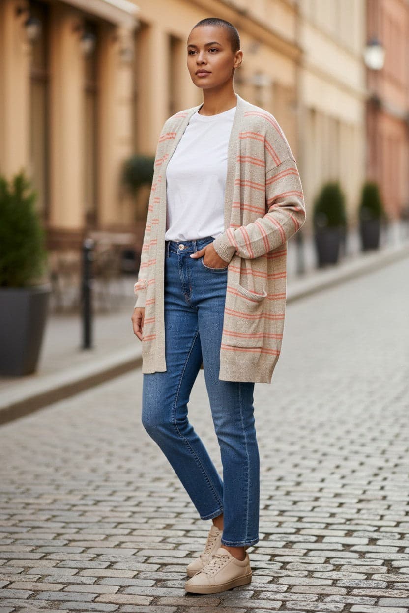 Peyton Primrose Fawn Heather Cardigan - Thumbnail 9