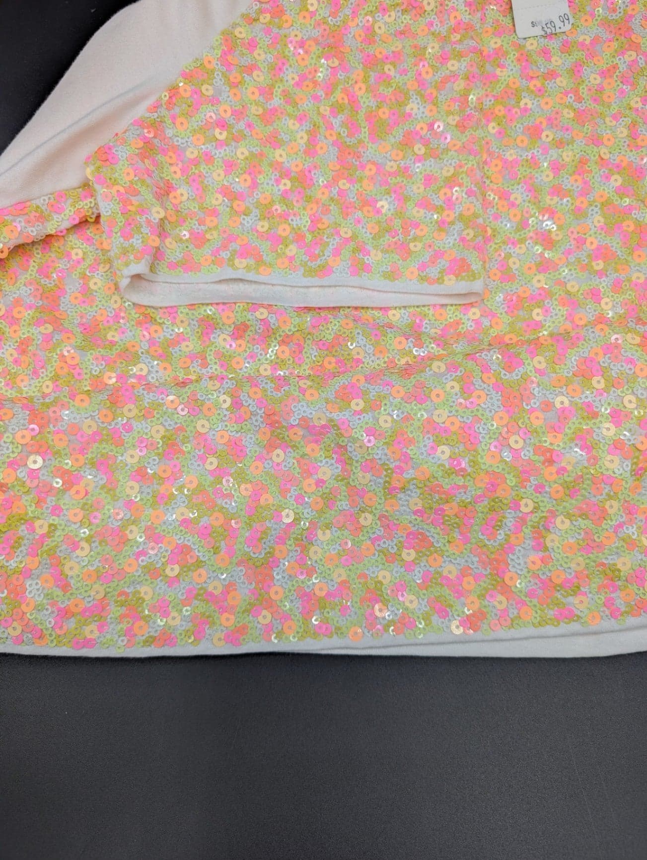 J. Crew Neon Sequin Short Sleeve Top - Thumbnail 6