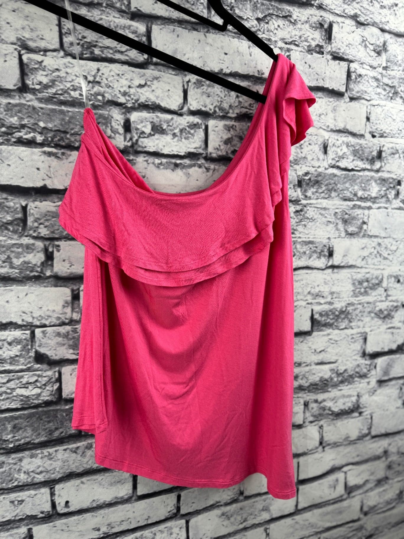 Lane Bryant One Shoulder Tank Top - Thumbnail 2
