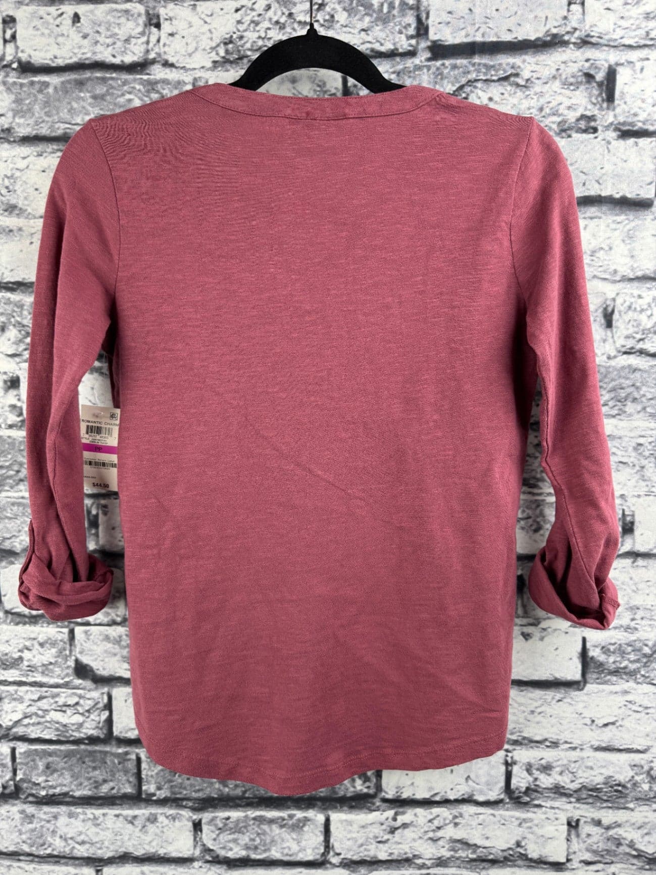Style & Co. Raspberry Embroidered Shirt - Thumbnail 3