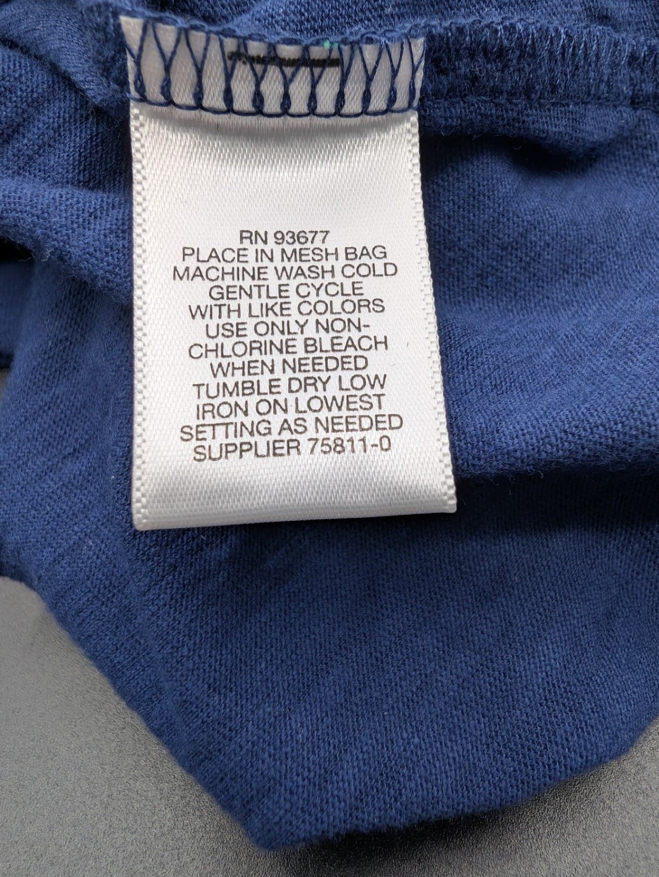 Liz Claiborne Navy Lace Tank Top - Thumbnail 8