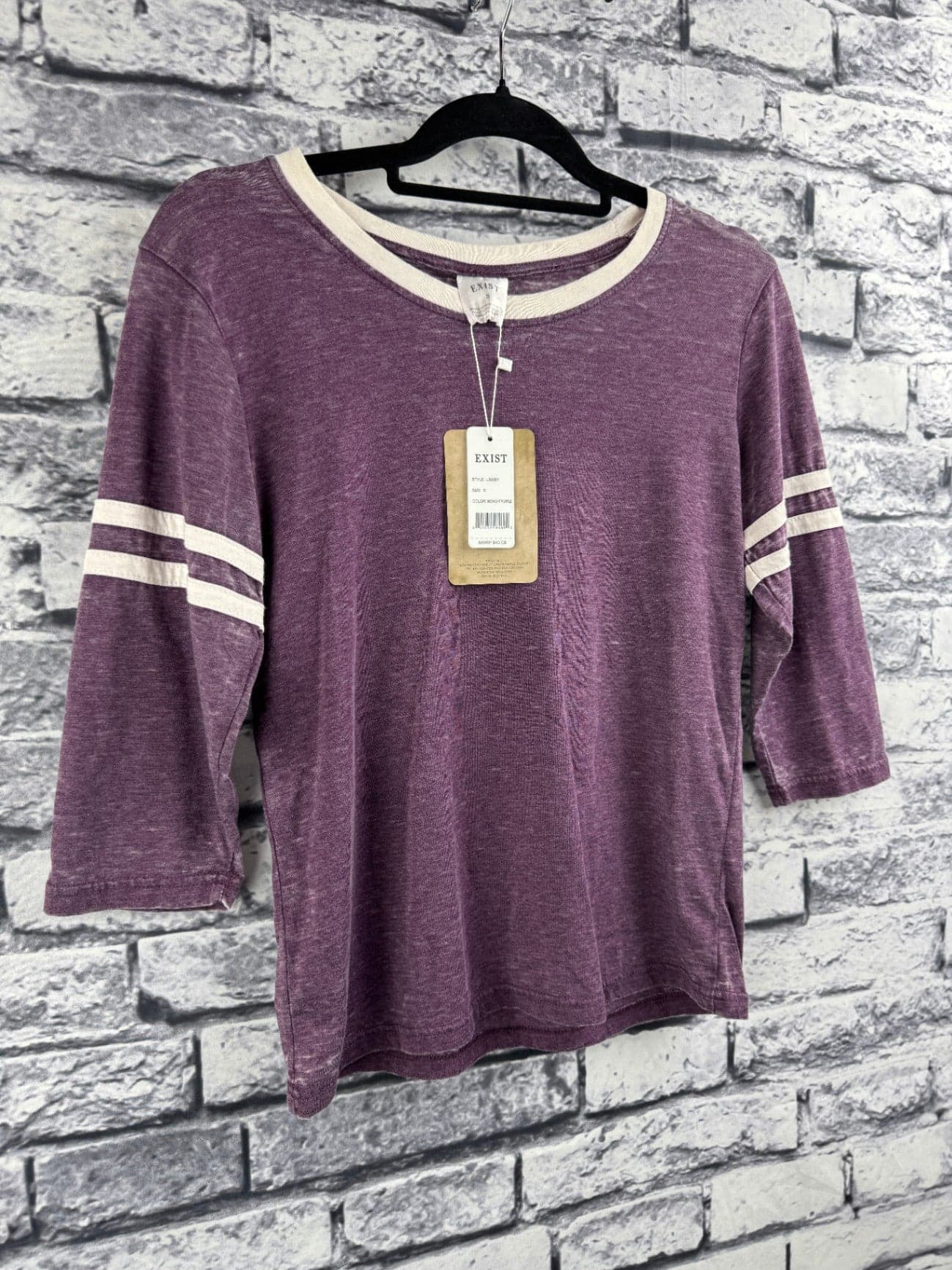 Exist Midnight Purple Long Sleeve Shirt - Thumbnail 2