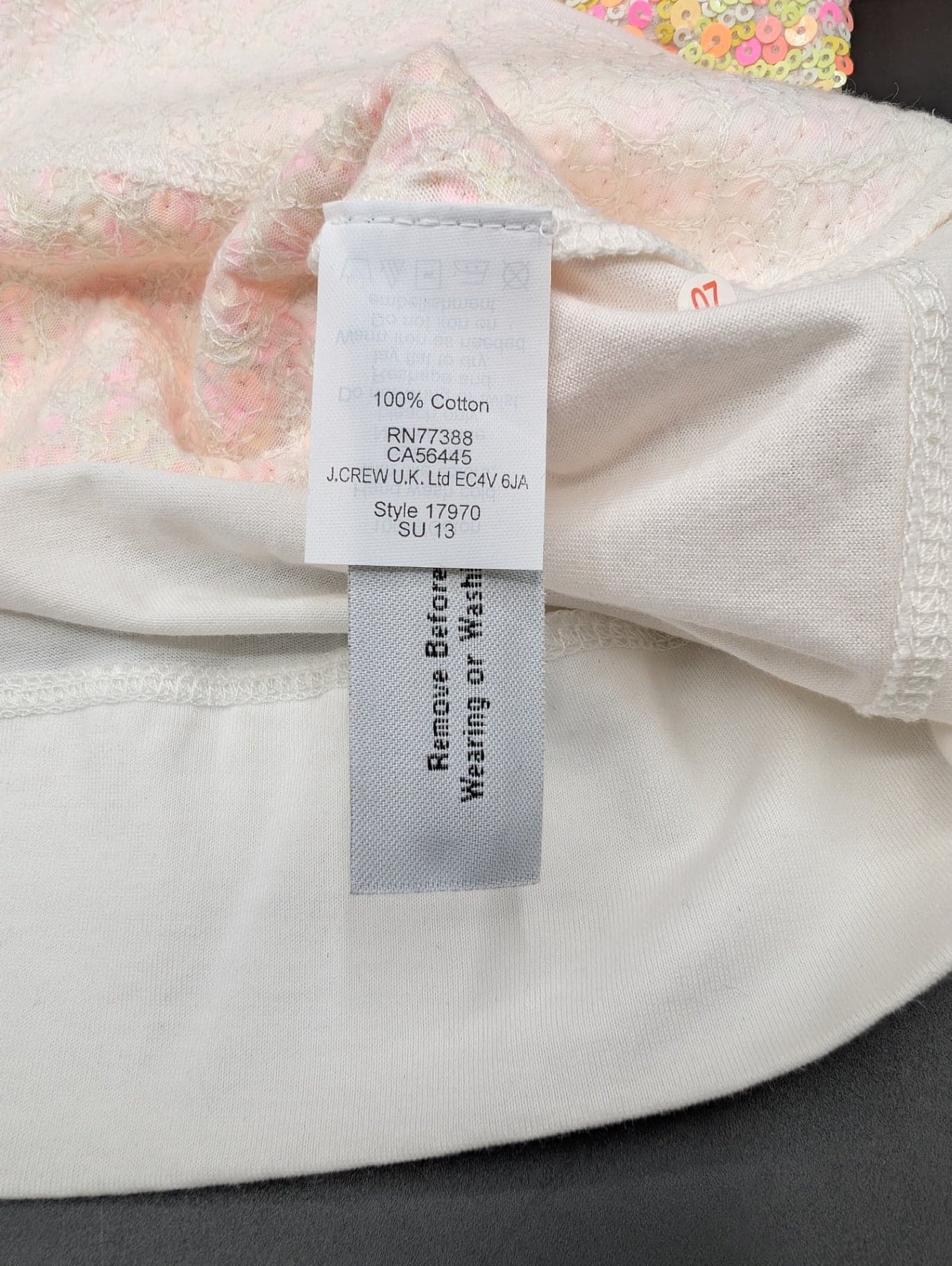 J. Crew Neon Sequin Short Sleeve Top - Thumbnail 7