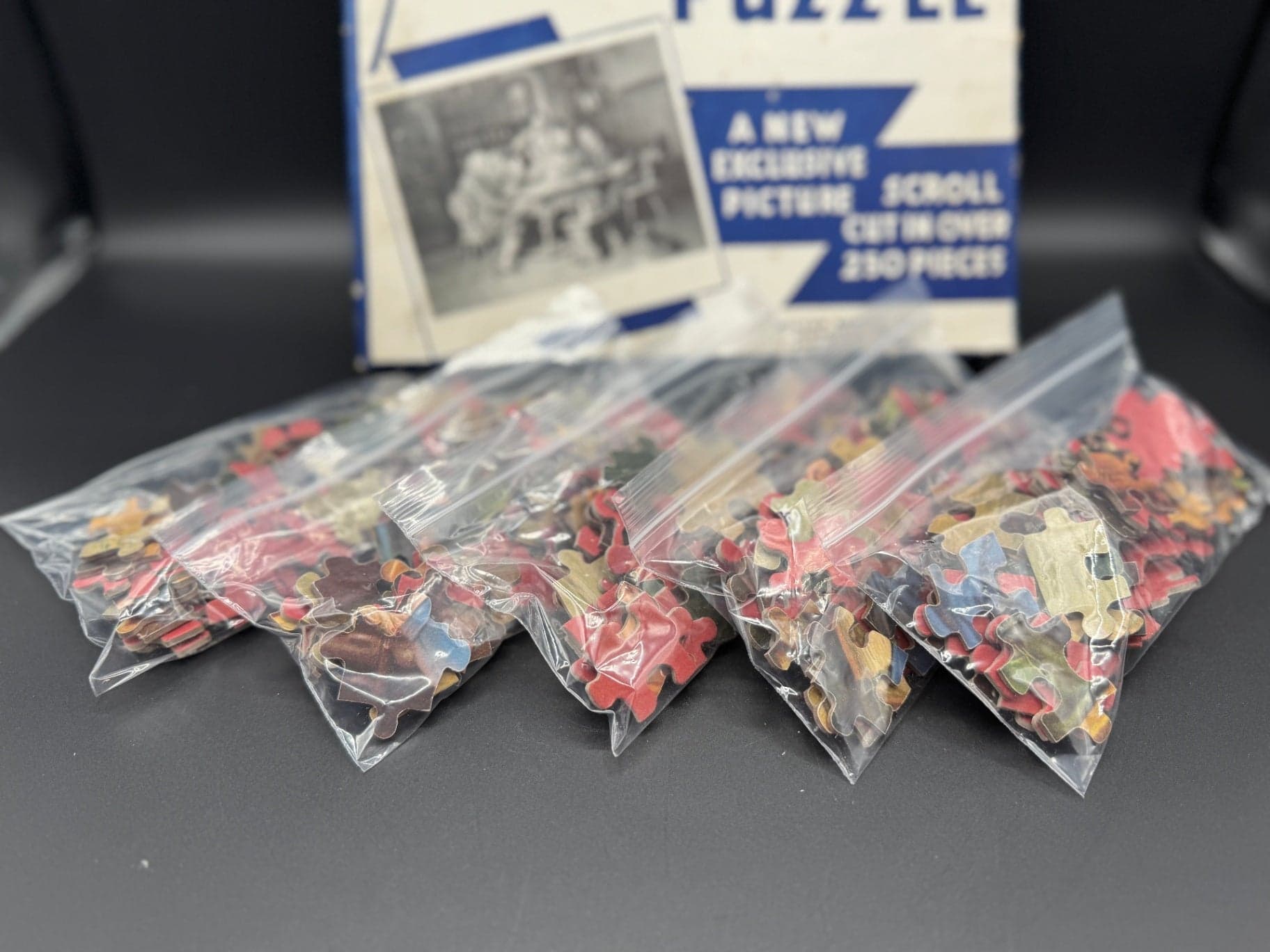 VTG Derby Jig Pic. Puzzle Pieces, Crafting - Thumbnail 4