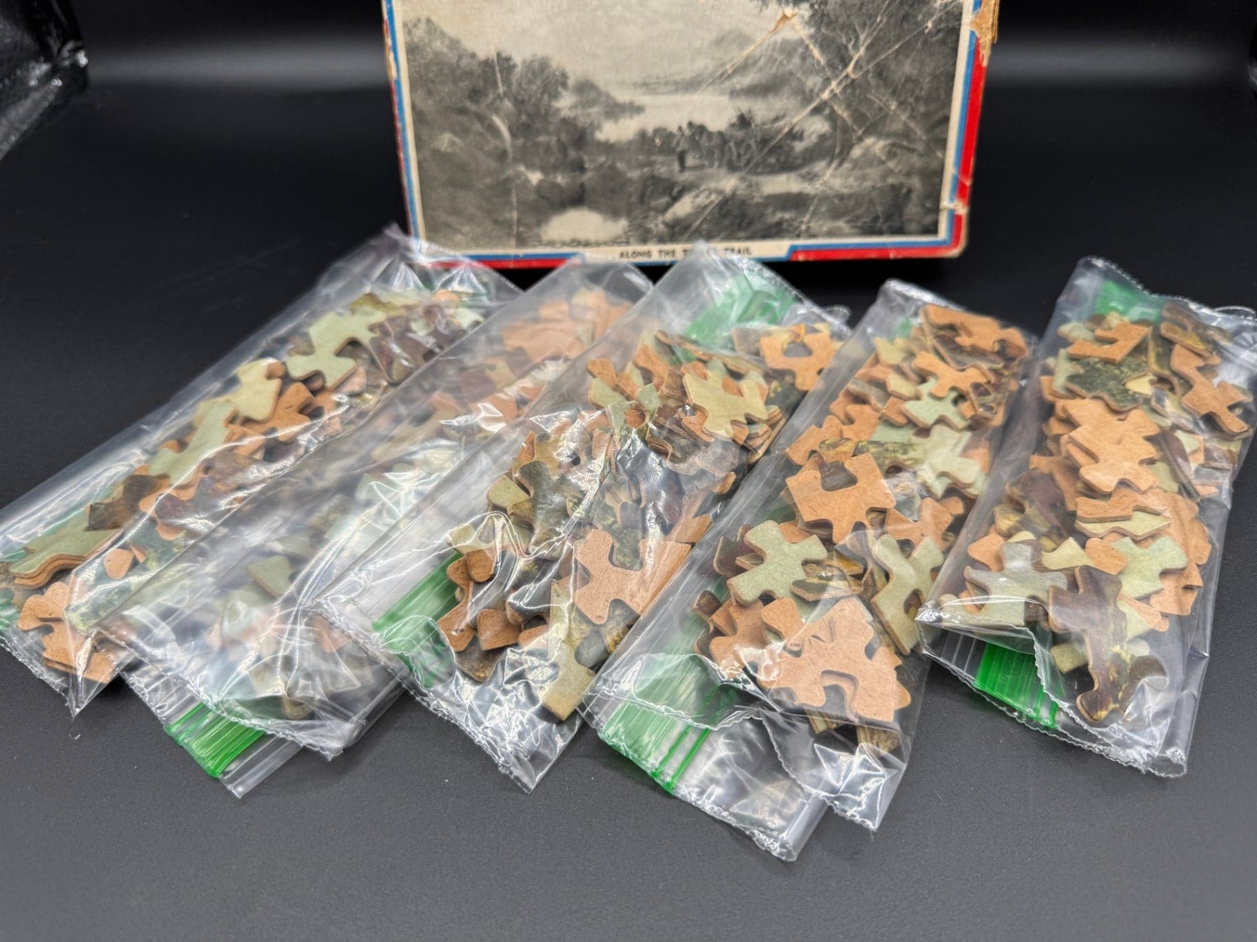 Vintage Solim Puzzle Pieces, Crafting - Thumbnail 2