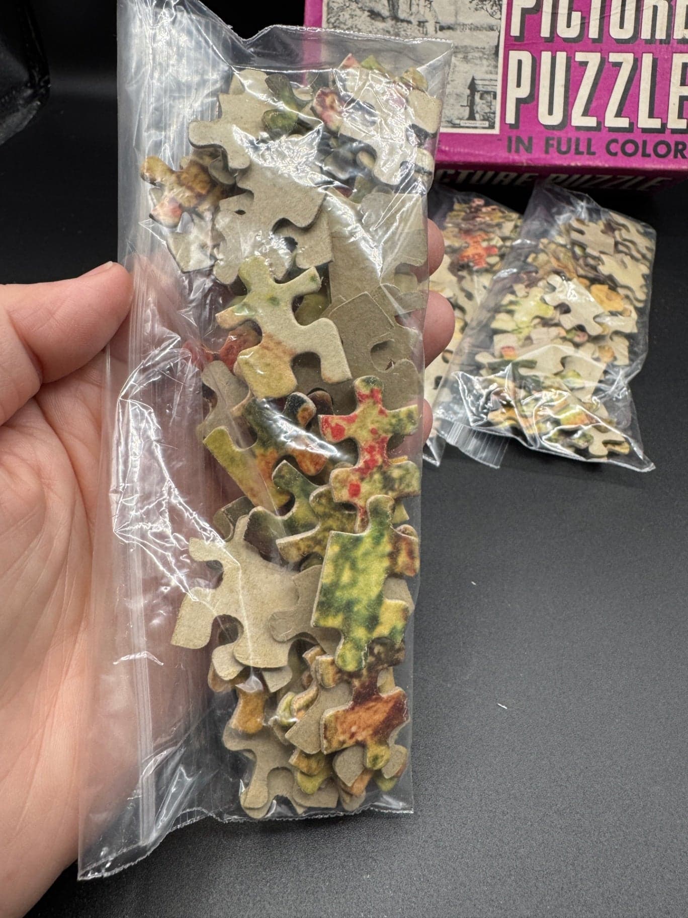VTG Genesee Pic. Puzzle Pieces, Crafting - Thumbnail 4
