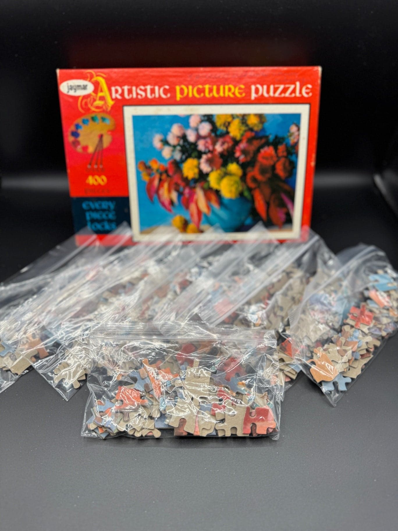 Vintage Jaymar Artistic Picture Puzzle Pieces, Crafting - Image 1