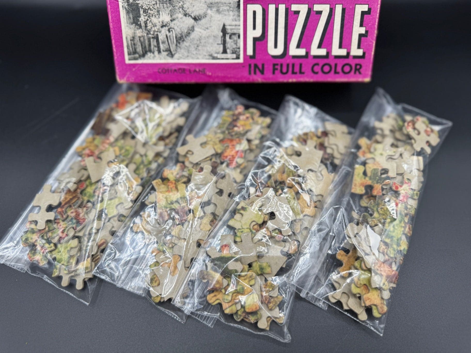 VTG Genesee Pic. Puzzle Pieces, Crafting - Thumbnail 3