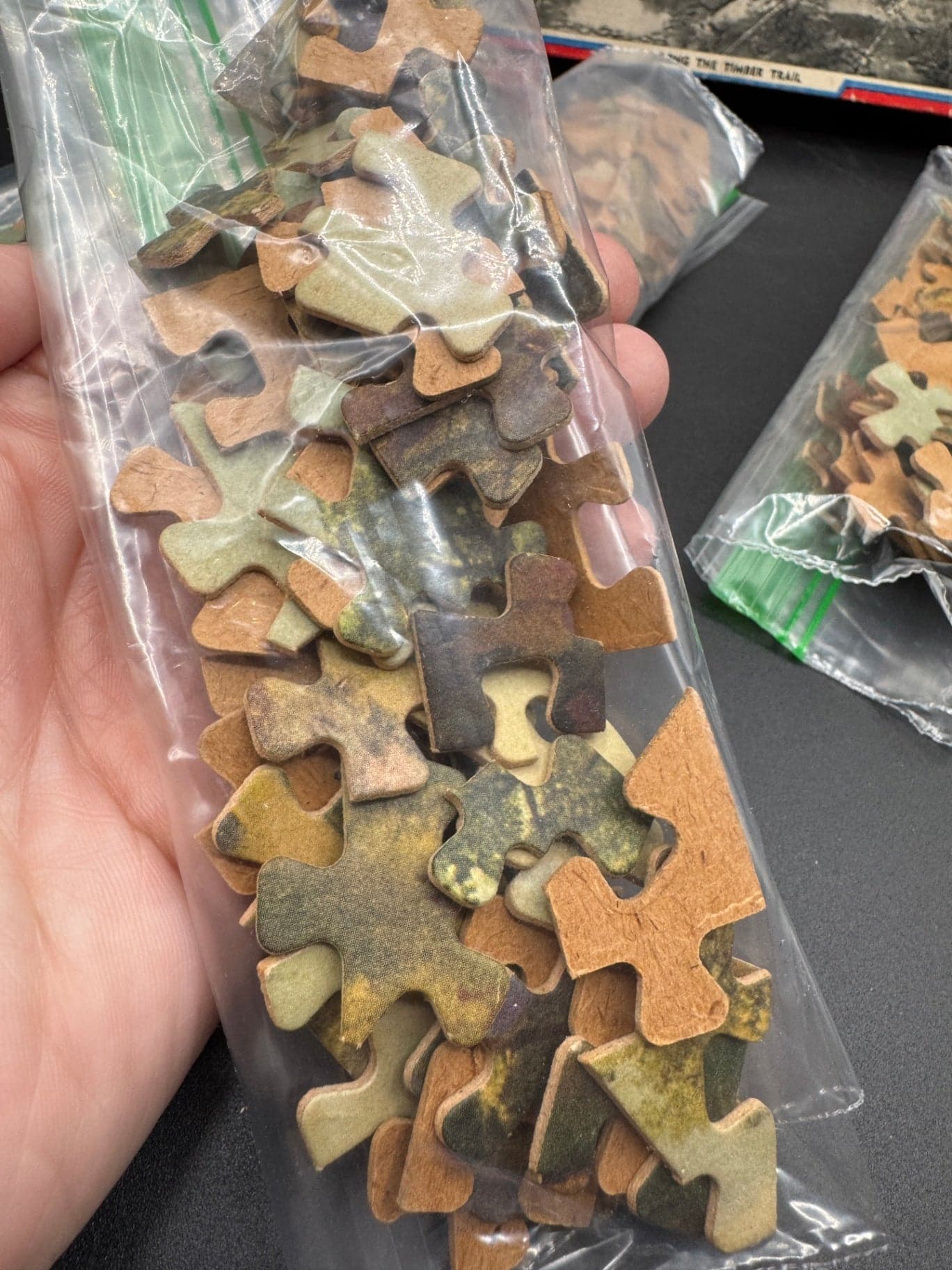 Vintage Solim Puzzle Pieces, Crafting - Thumbnail 3