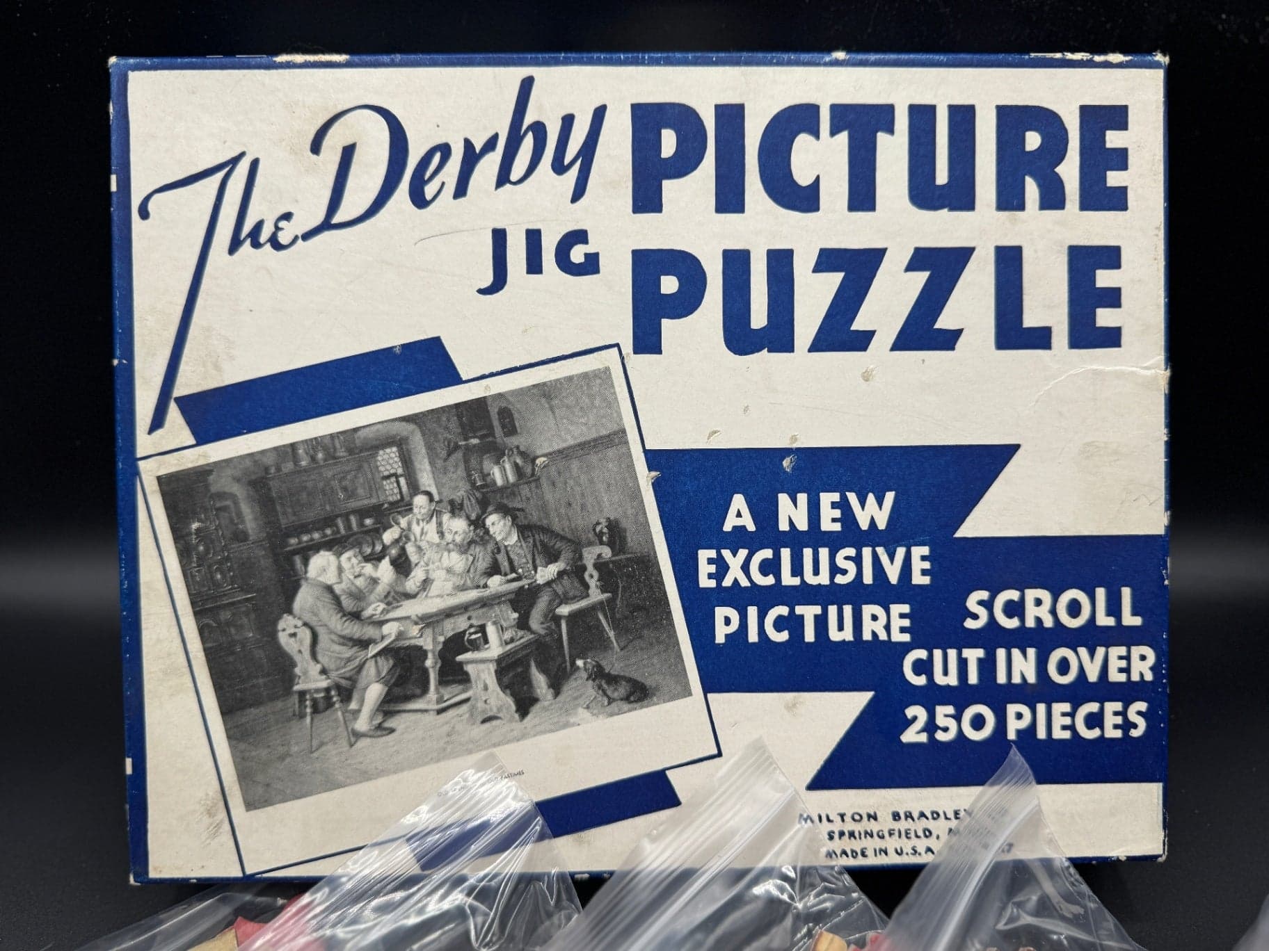 VTG Derby Jig Pic. Puzzle Pieces, Crafting - Thumbnail 2