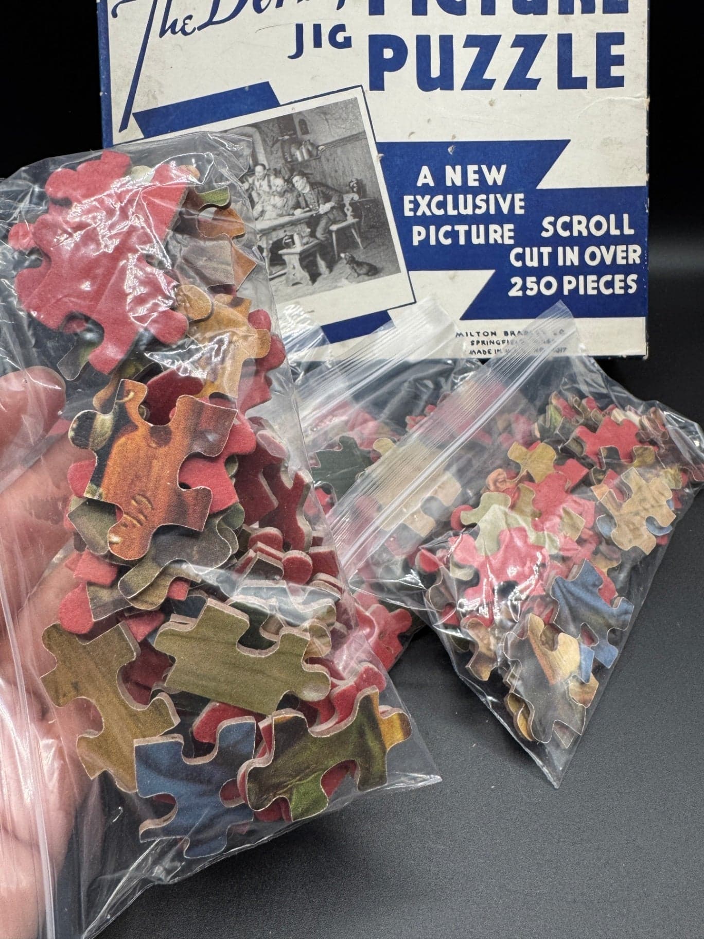VTG Derby Jig Pic. Puzzle Pieces, Crafting - Thumbnail 5