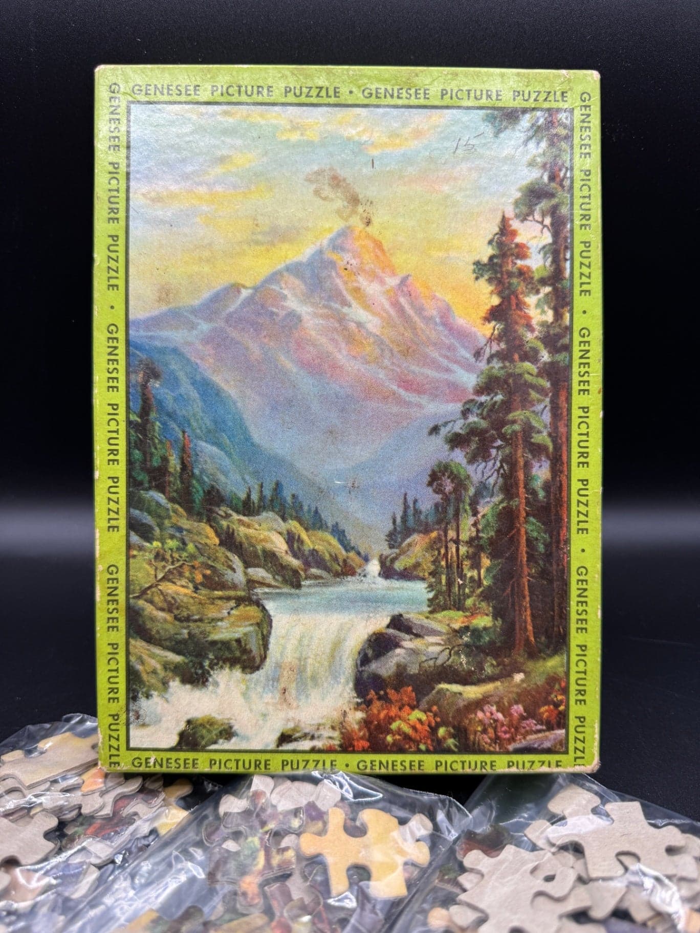 VTG Genesee Pic. Puzzle Pieces, Crafting - Thumbnail 2