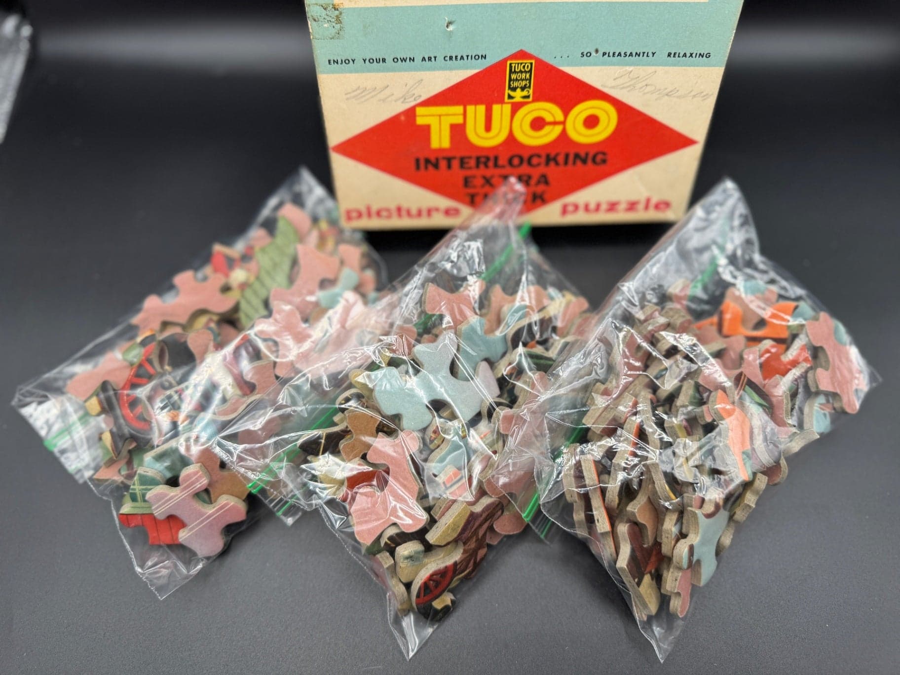Vintage Tuco Puzzle Pieces, Crafting - Thumbnail 3