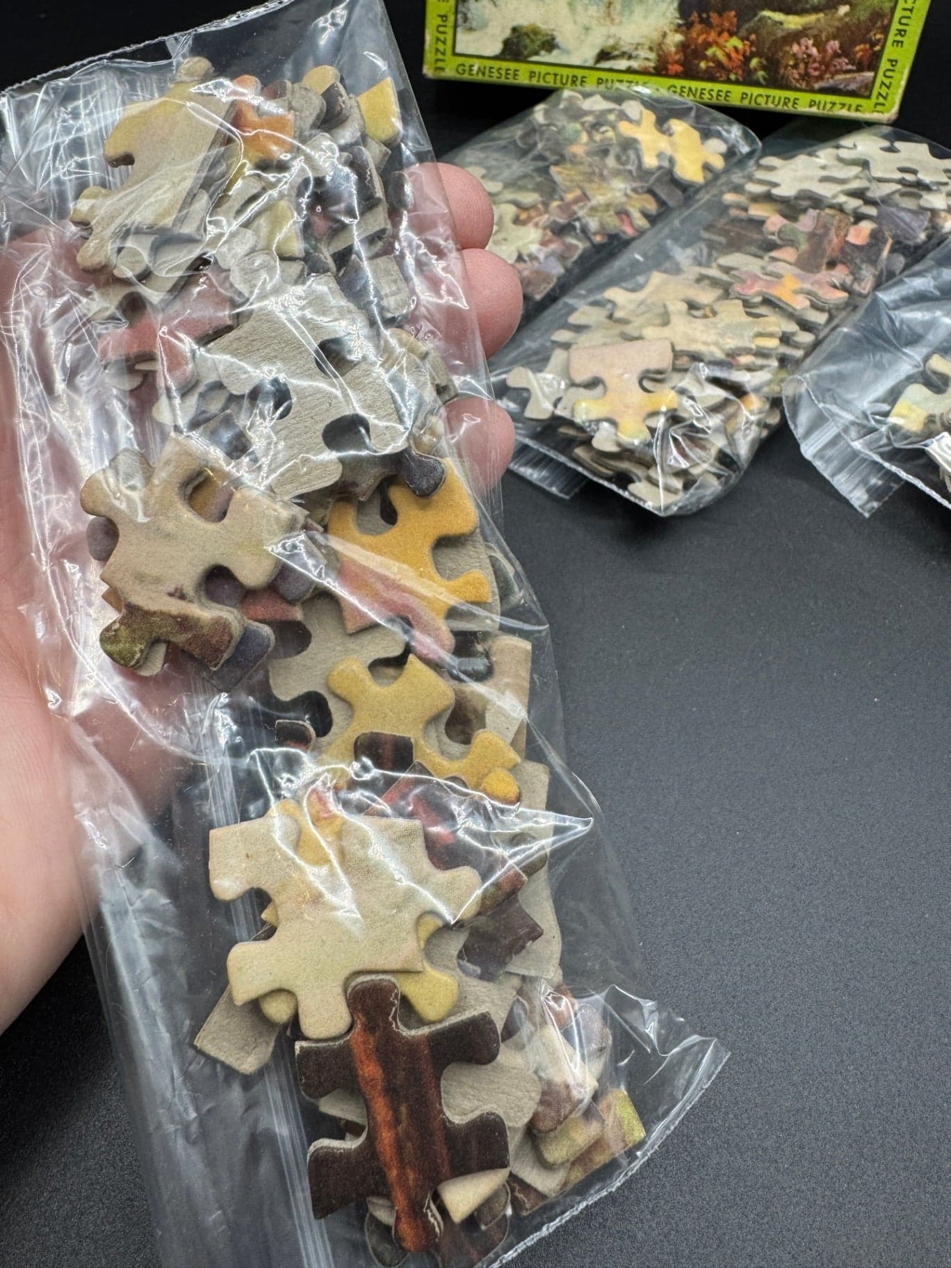 VTG Genesee Pic. Puzzle Pieces, Crafting - Thumbnail 4