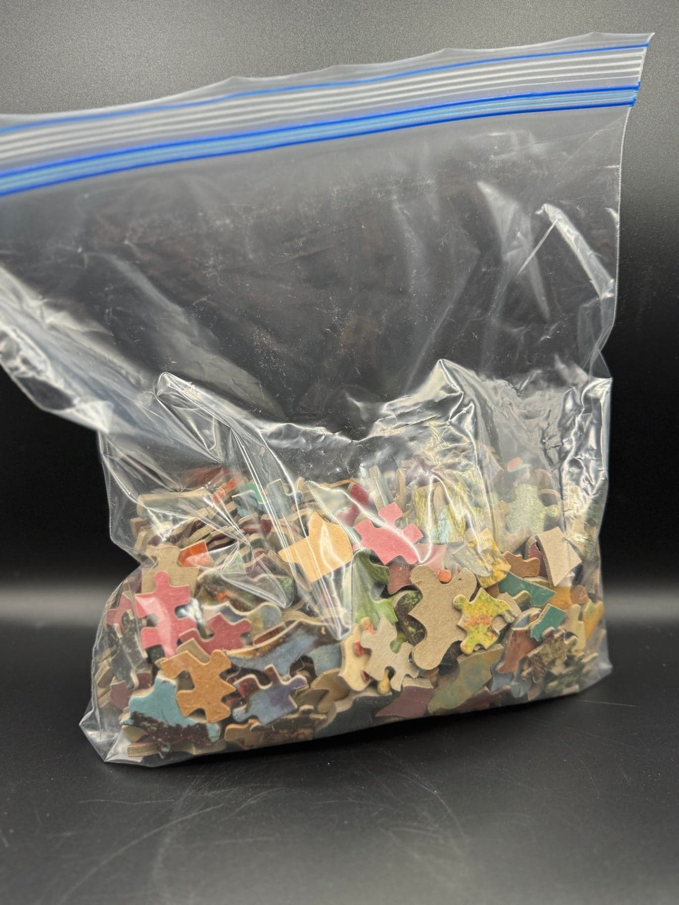 Vintage Assorted Puzzle Pieces, Crafting - Image 1