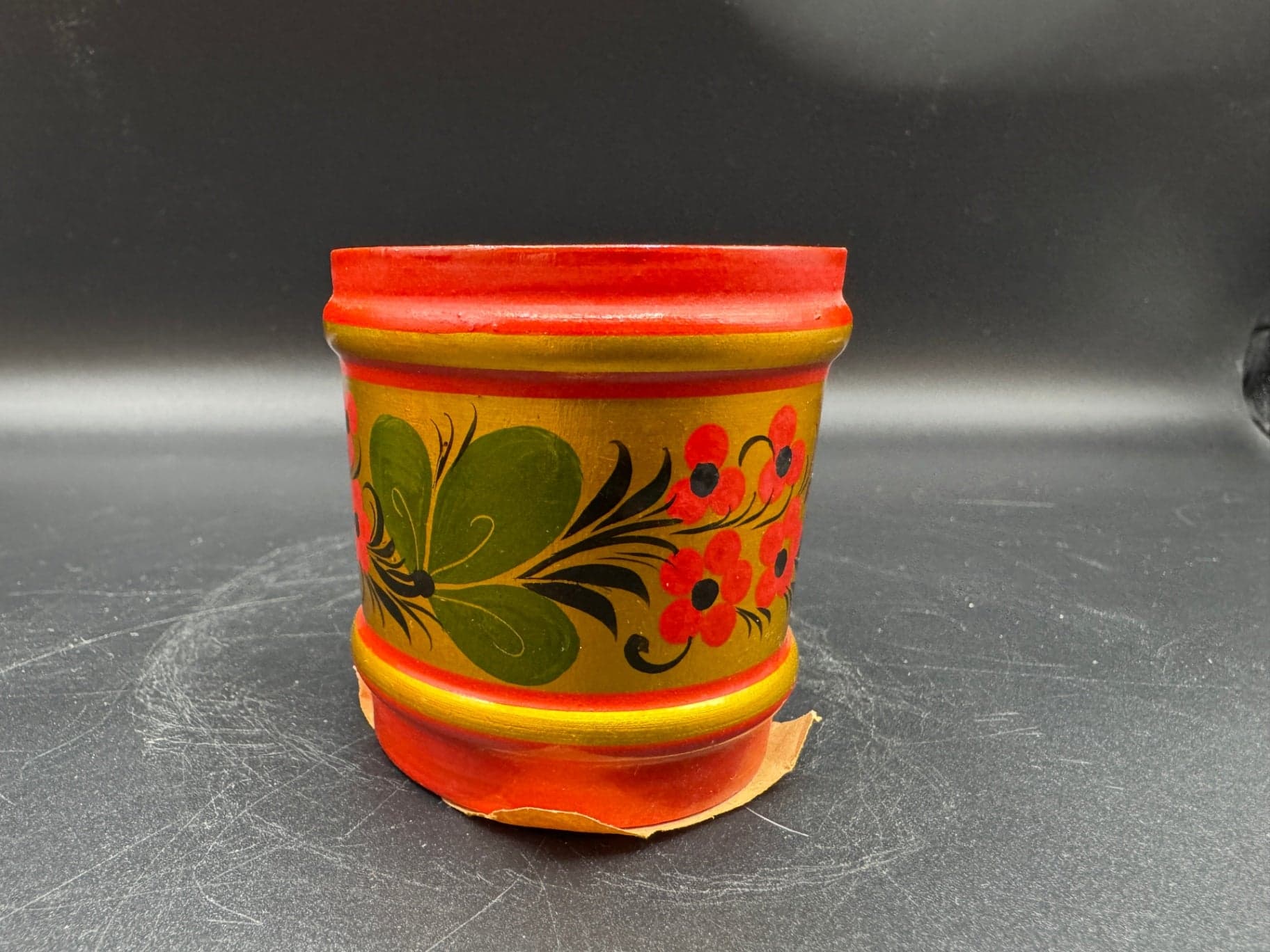 VTG Khokhloma Cups, Set of 3 - Thumbnail 6