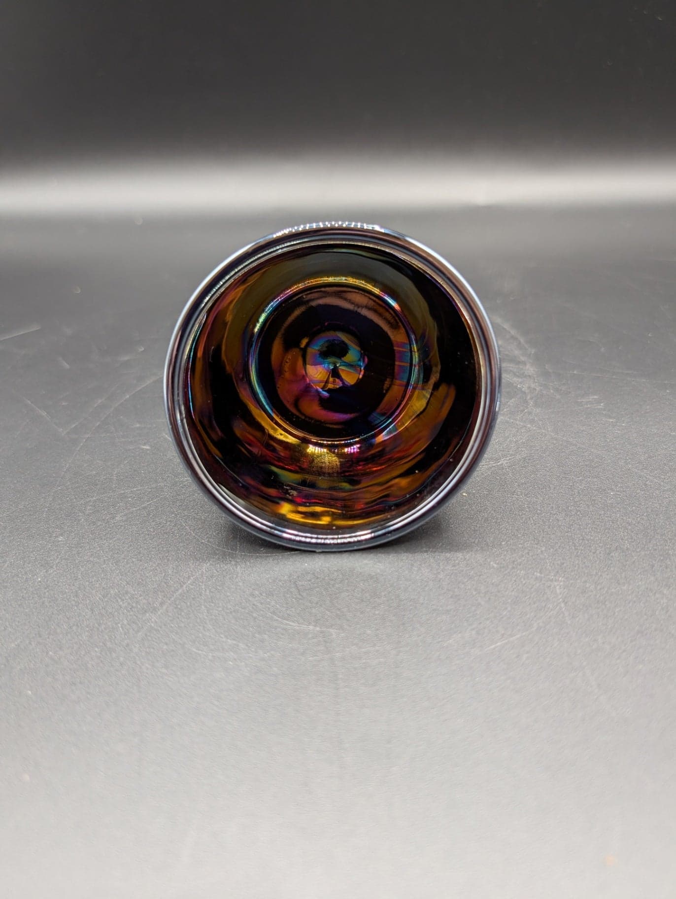 Mini Carnival Glass Butter Dish - Thumbnail 4