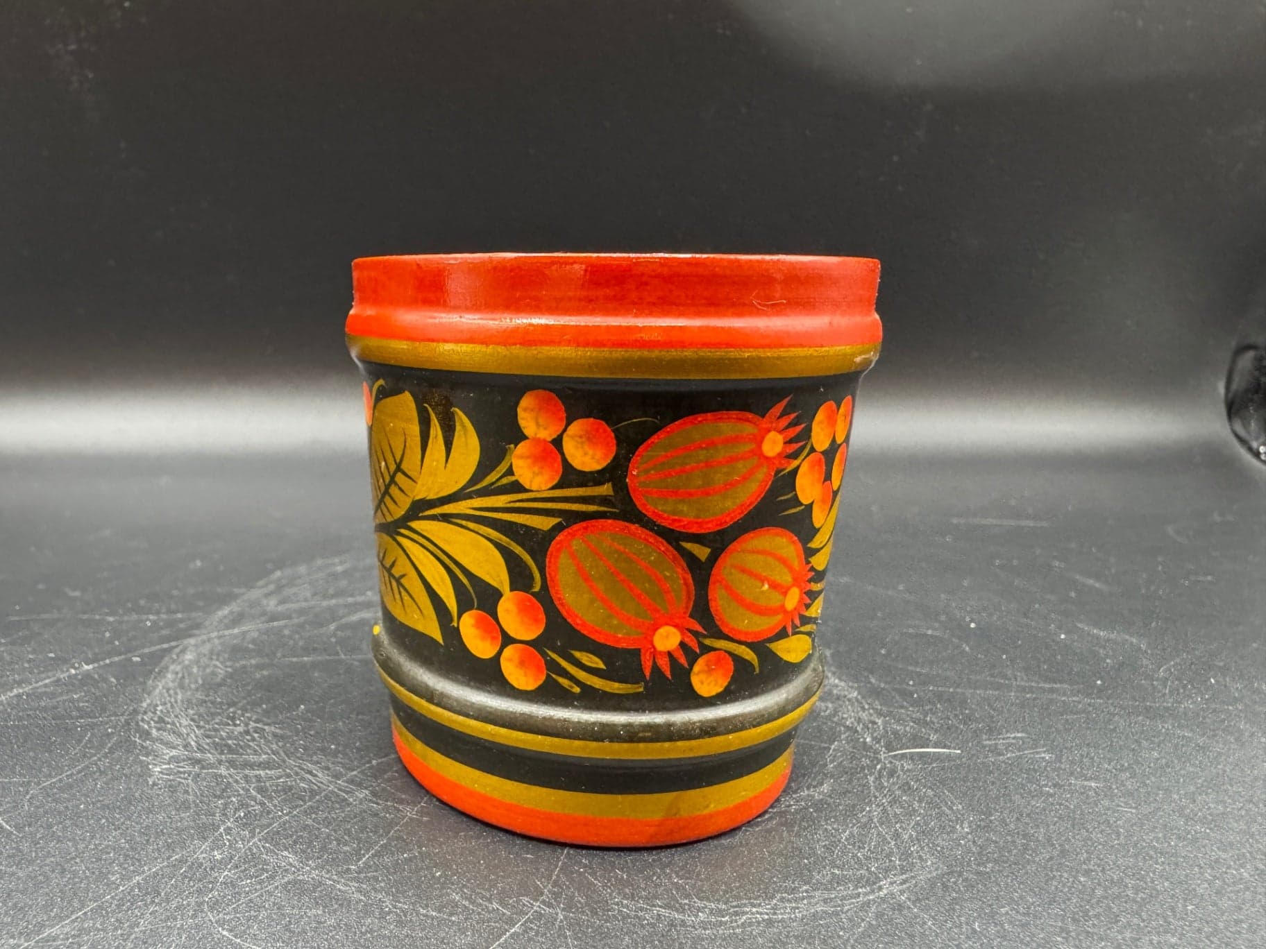 VTG Khokhloma Cups, Set of 3 - Thumbnail 7