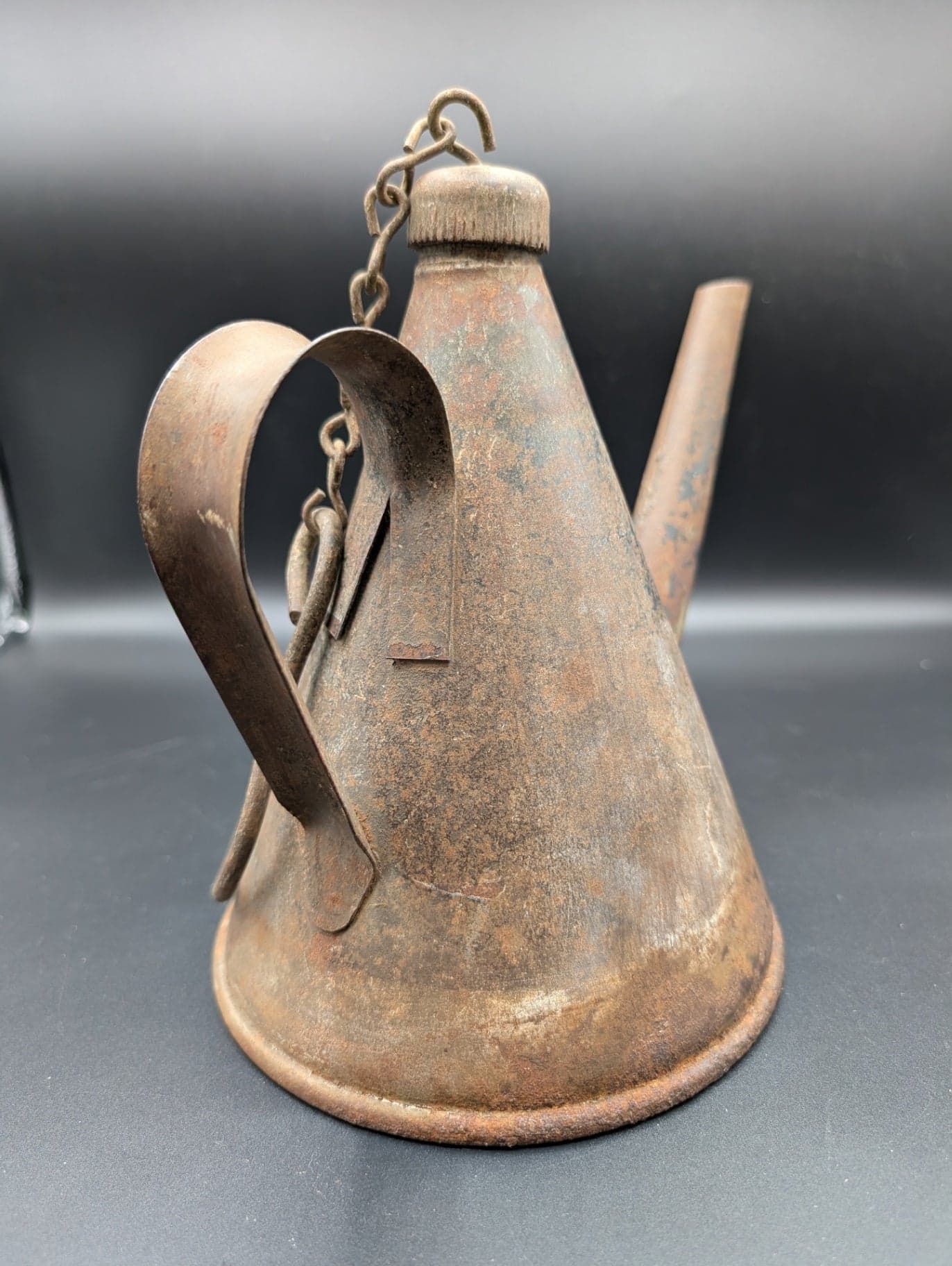Coal Miner's Oil Lamp/Lantern - Thumbnail 4
