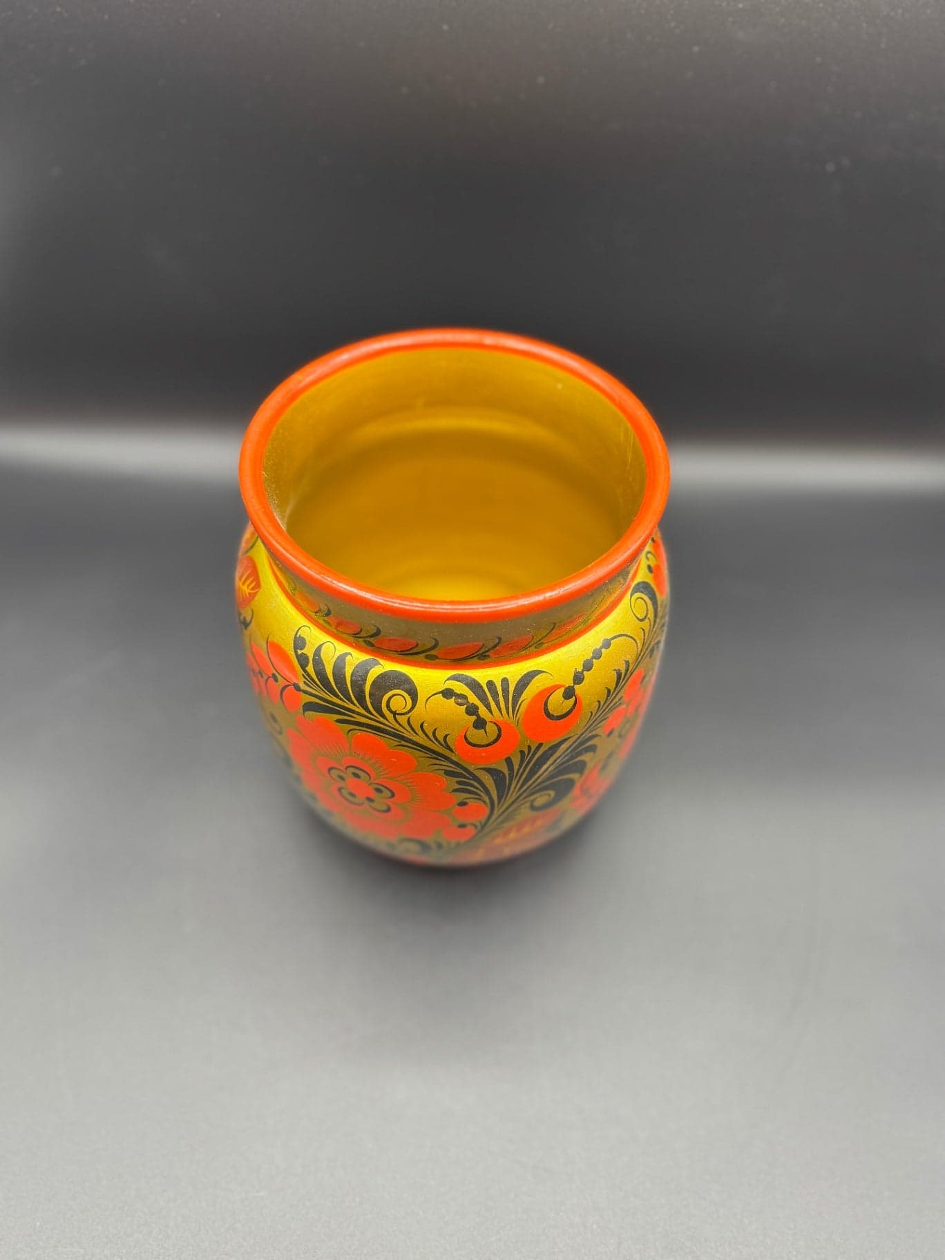 VTG Khokhloma Vase - Thumbnail 5