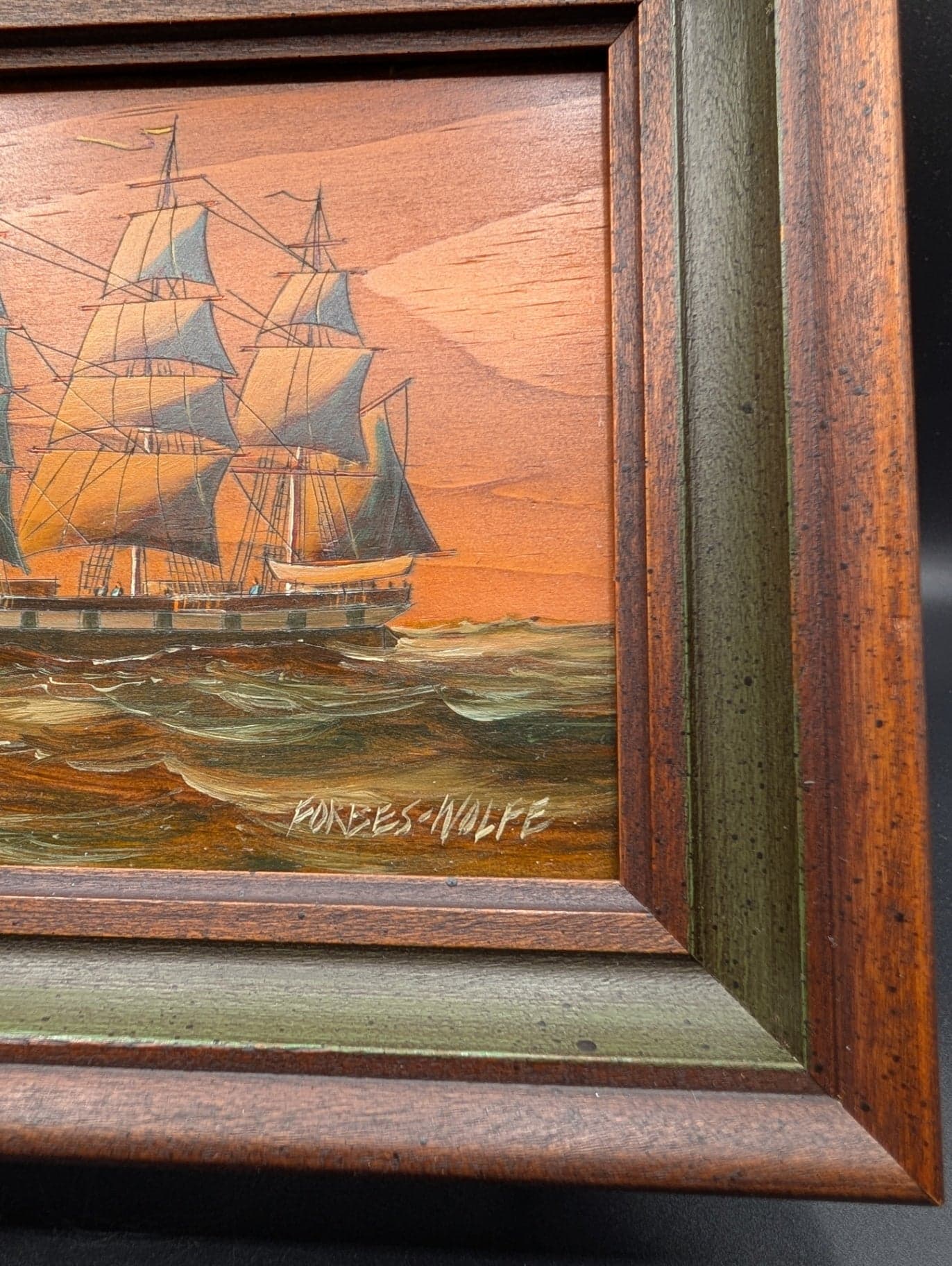 L. Forbes-Wolfe Signed Ships 1976 - Thumbnail 2